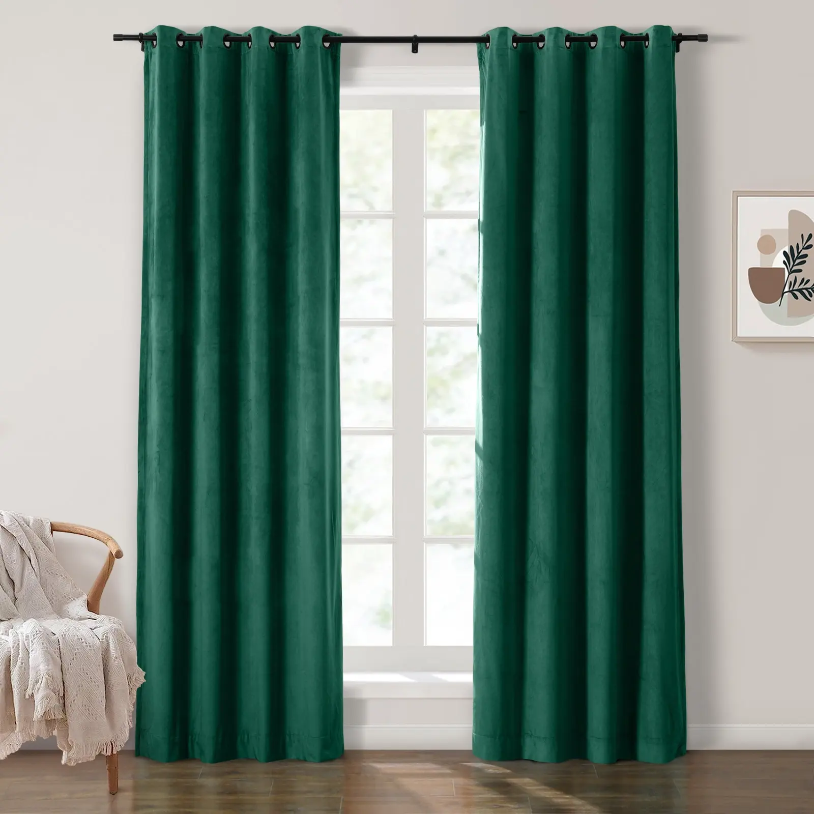 Maillard Velvet Curtains & Drapes Grommet - Image 102