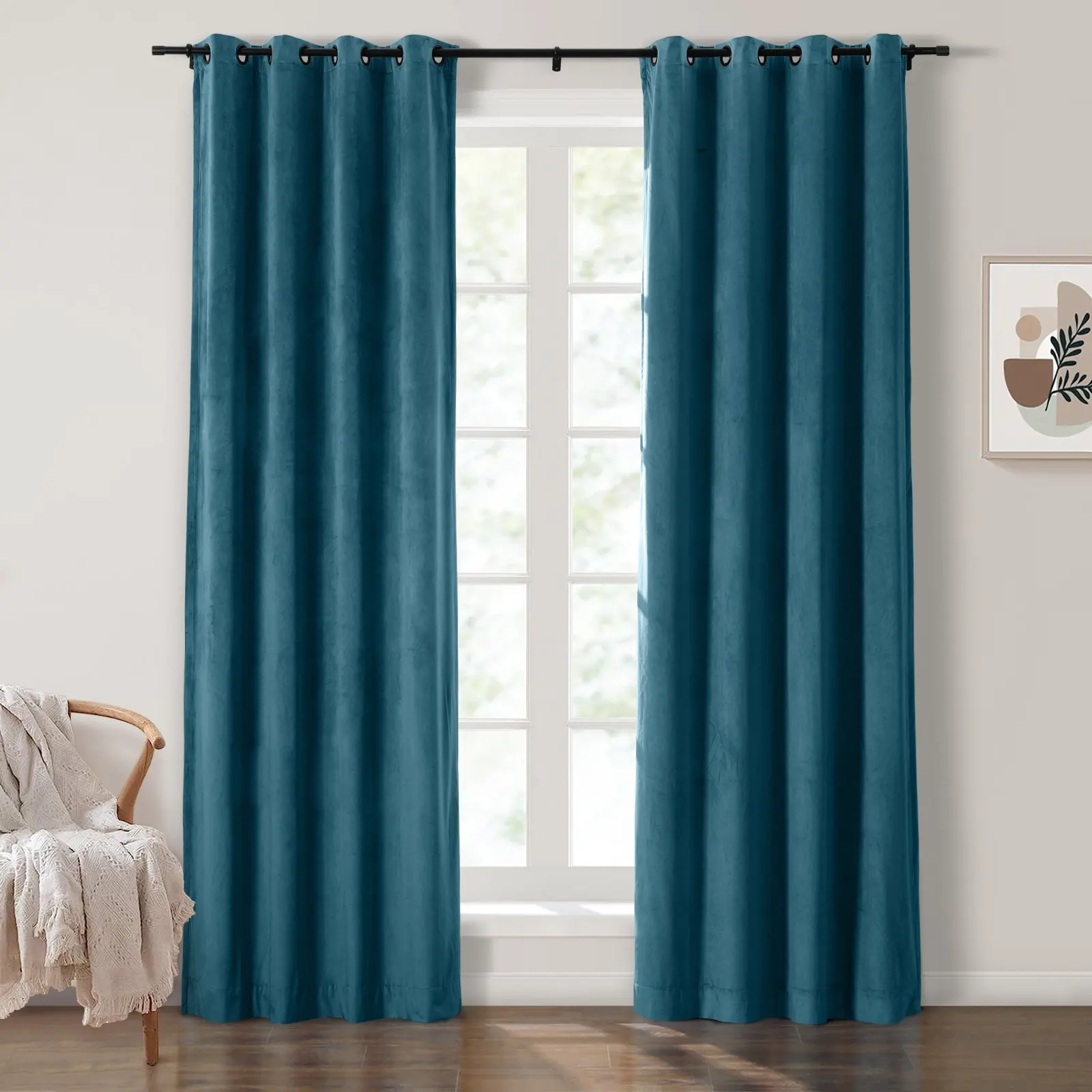 Maillard Velvet Curtains & Drapes Grommet - Image 103