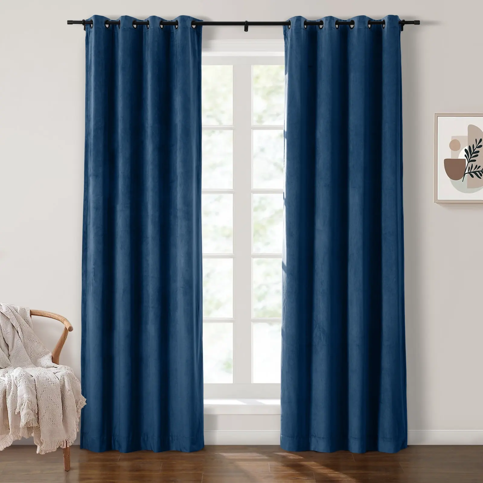 Maillard Velvet Curtains & Drapes Grommet - Image 104
