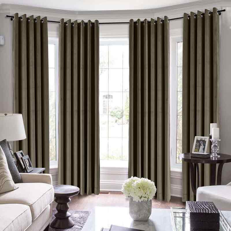 Maillard Velvet Curtains & Drapes Grommet - Image 35