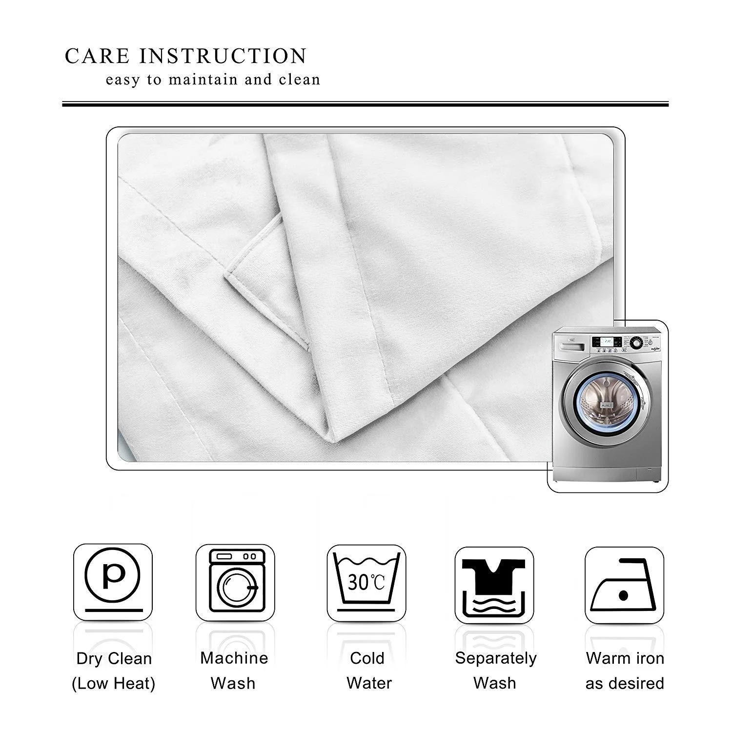 Maillard Velvet Curtains & Drapes Grommet - Image 9