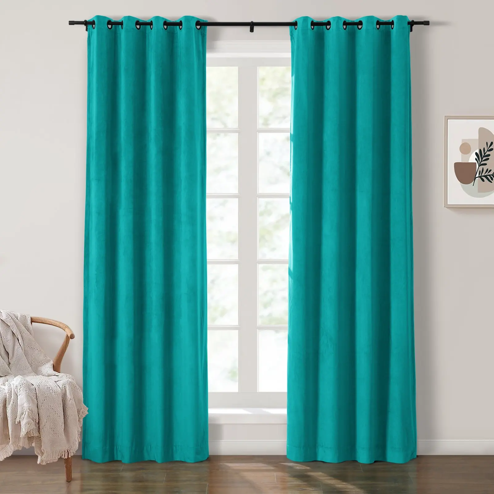 Maillard Velvet Curtains & Drapes Grommet - Image 98