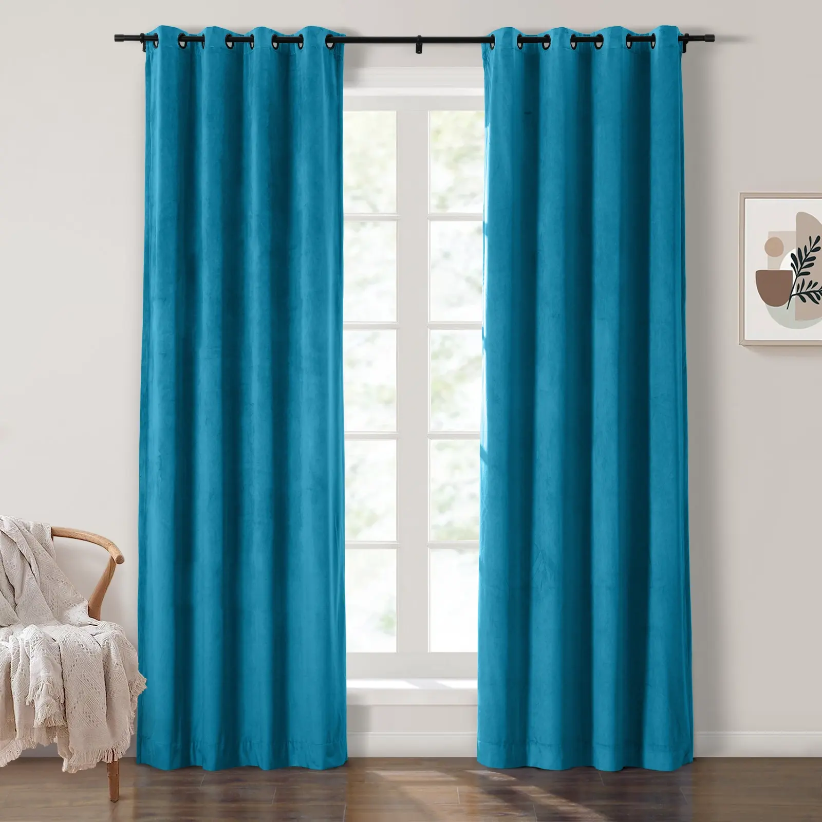 Maillard Velvet Curtains & Drapes Grommet - Image 99
