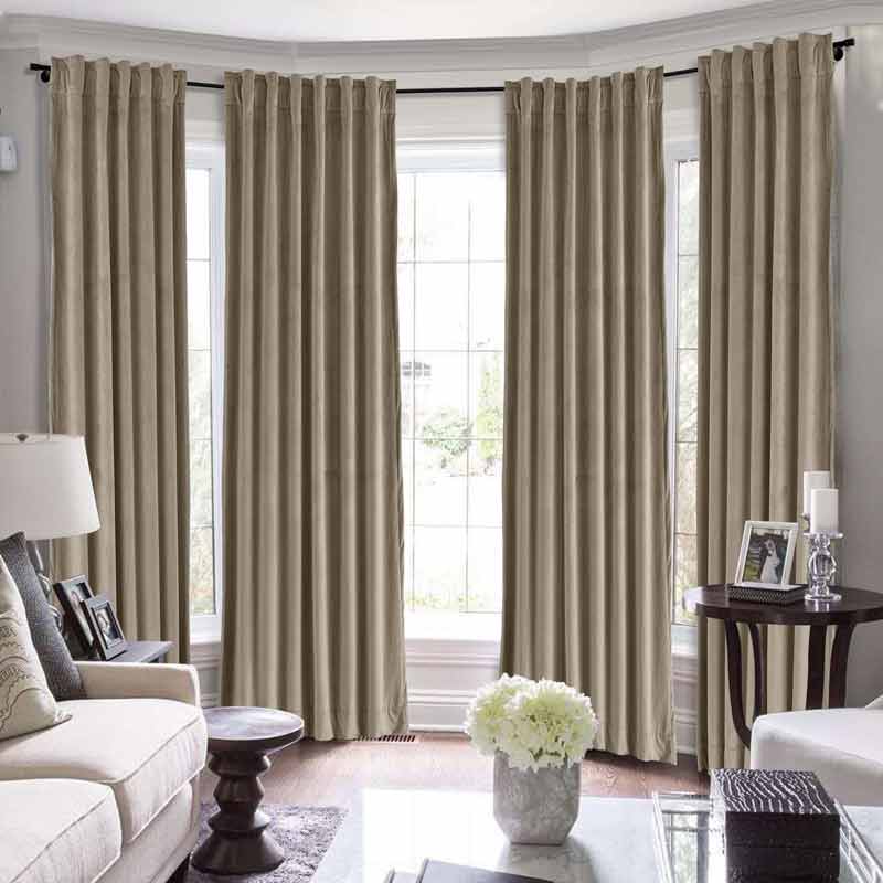 Maillard Velvet Curtains & Drapes Soft Top - Image 24