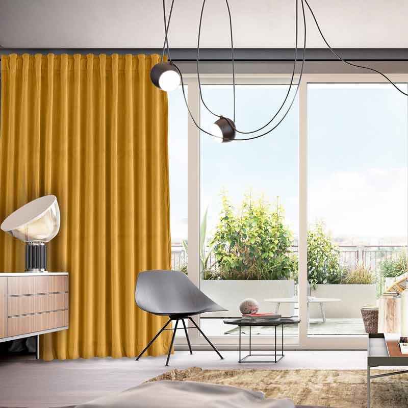 Maillard Velvet Curtains & Drapes Soft Top - Image 29