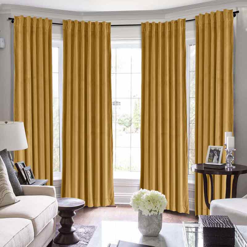 Maillard Velvet Curtains & Drapes Soft Top - Image 30
