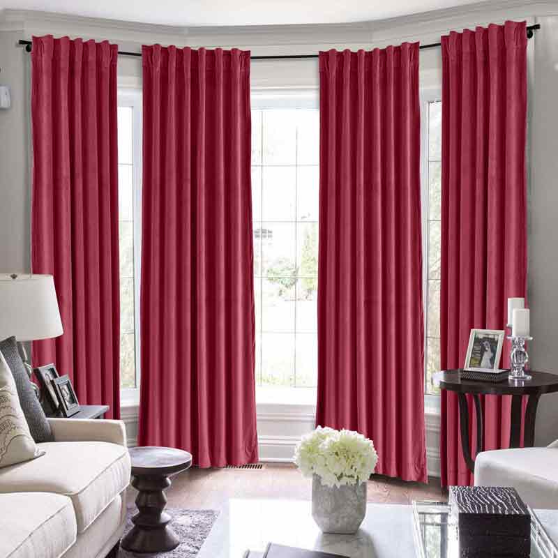 Maillard Velvet Curtains & Drapes Soft Top - Image 34
