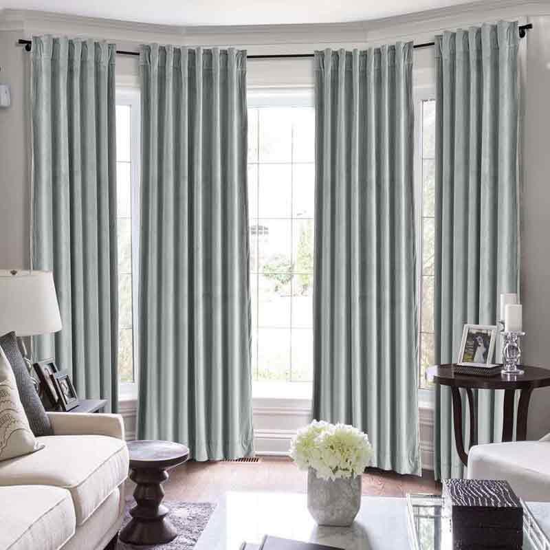 Maillard Velvet Curtains & Drapes Soft Top - Image 42