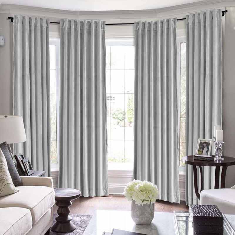Maillard Velvet Curtains & Drapes Soft Top - Image 44