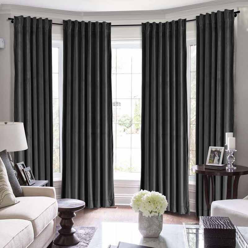 Maillard Velvet Curtains & Drapes Soft Top - Image 56