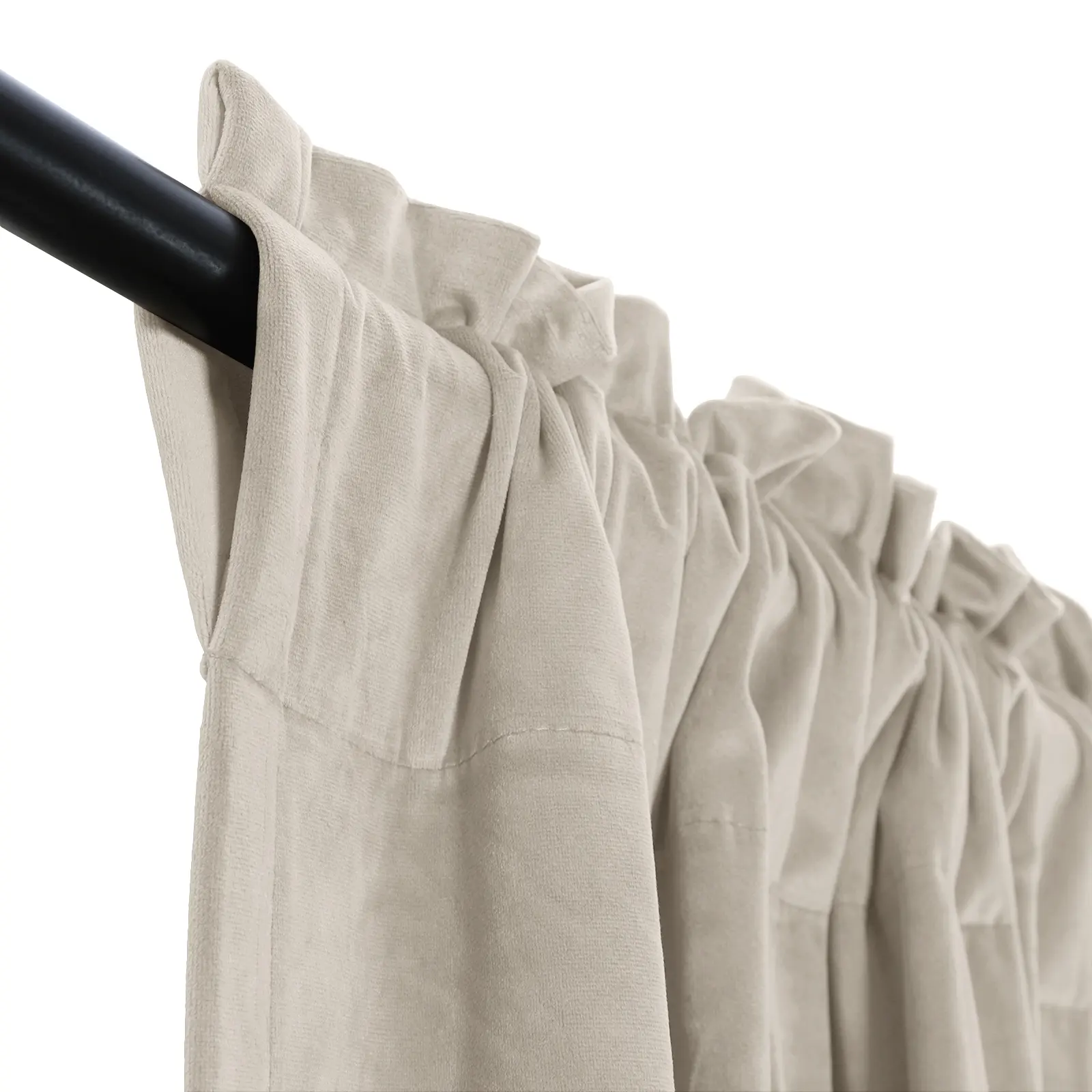 Maillard Velvet Curtains & Drapes Soft Top - Image 57