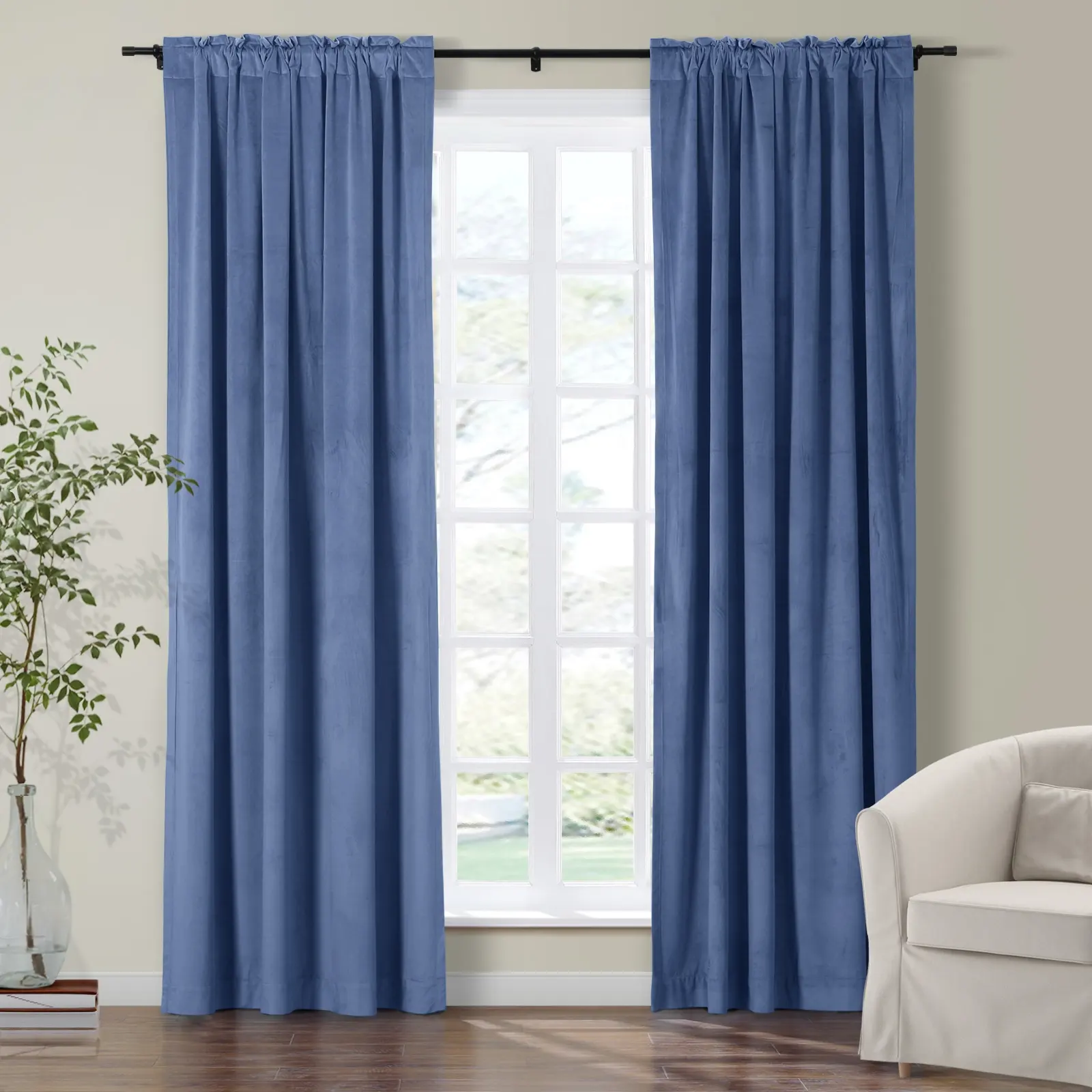 Maillard Velvet Curtains & Drapes Soft Top - Image 95
