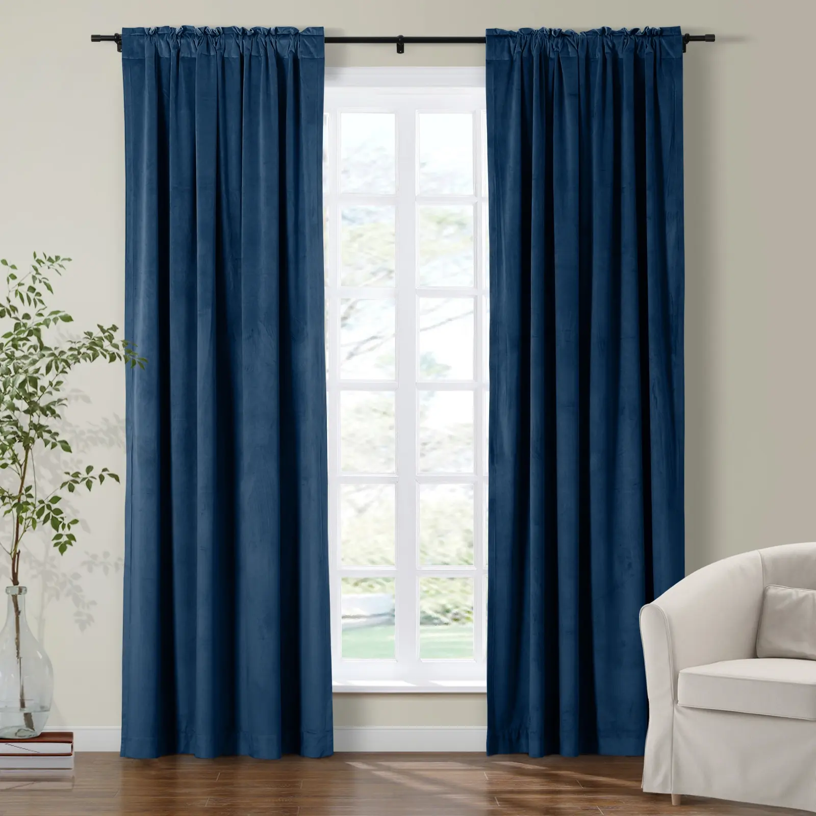 Maillard Velvet Curtains & Drapes Soft Top - Image 99