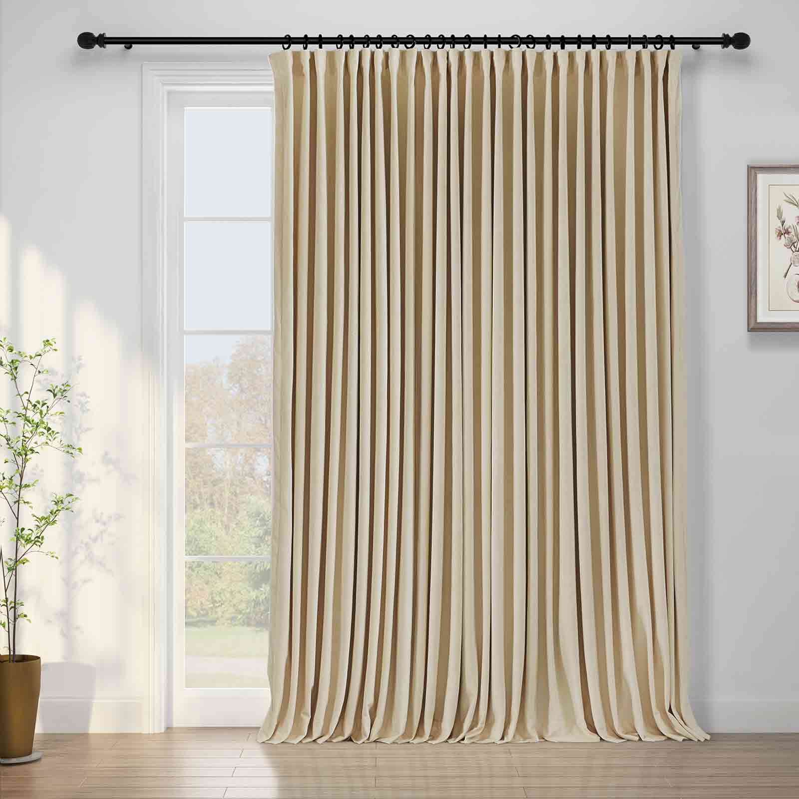 Maillard Velvet Curtains & Drapes Pleated - Image 22