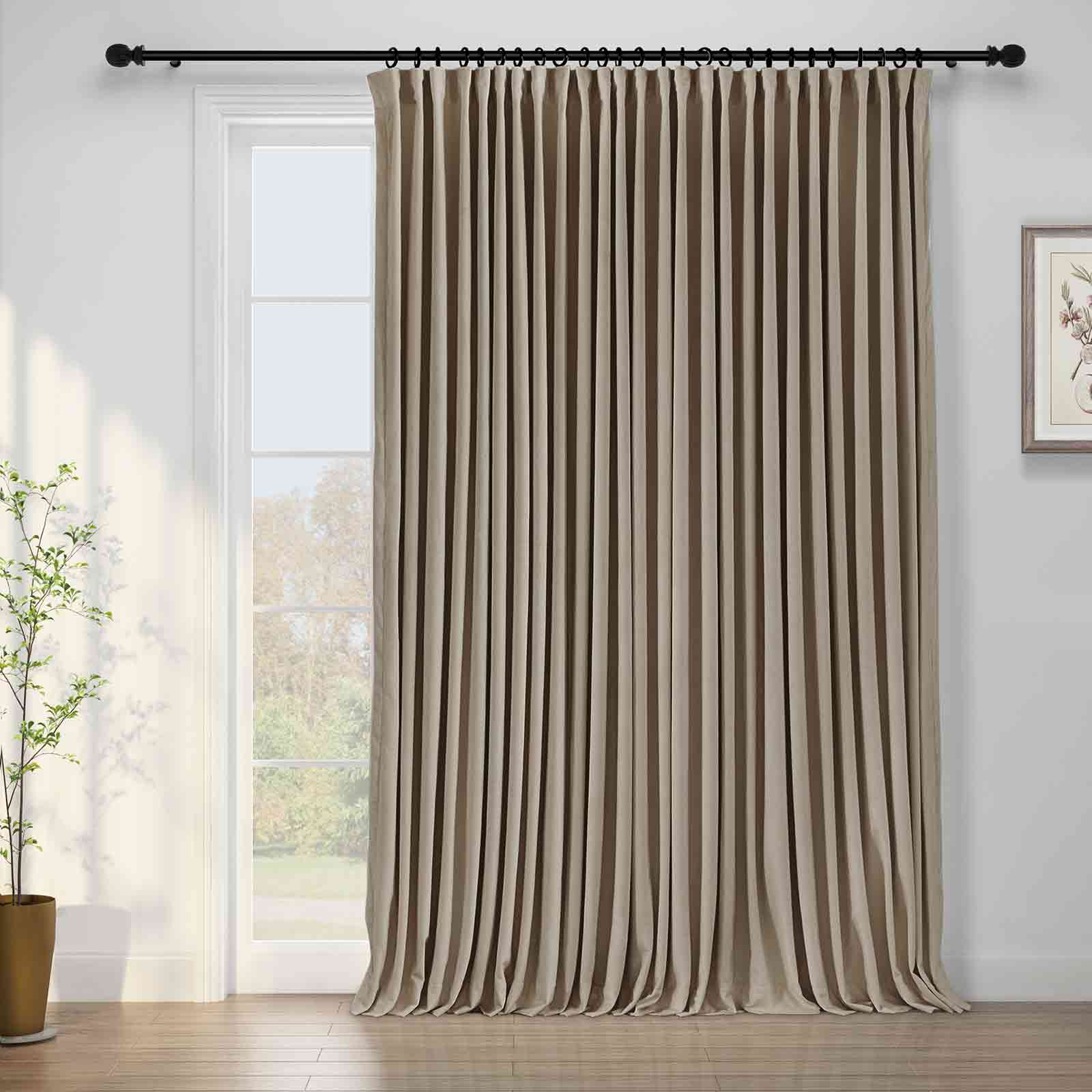 Maillard Velvet Curtains & Drapes Pleated - Image 24