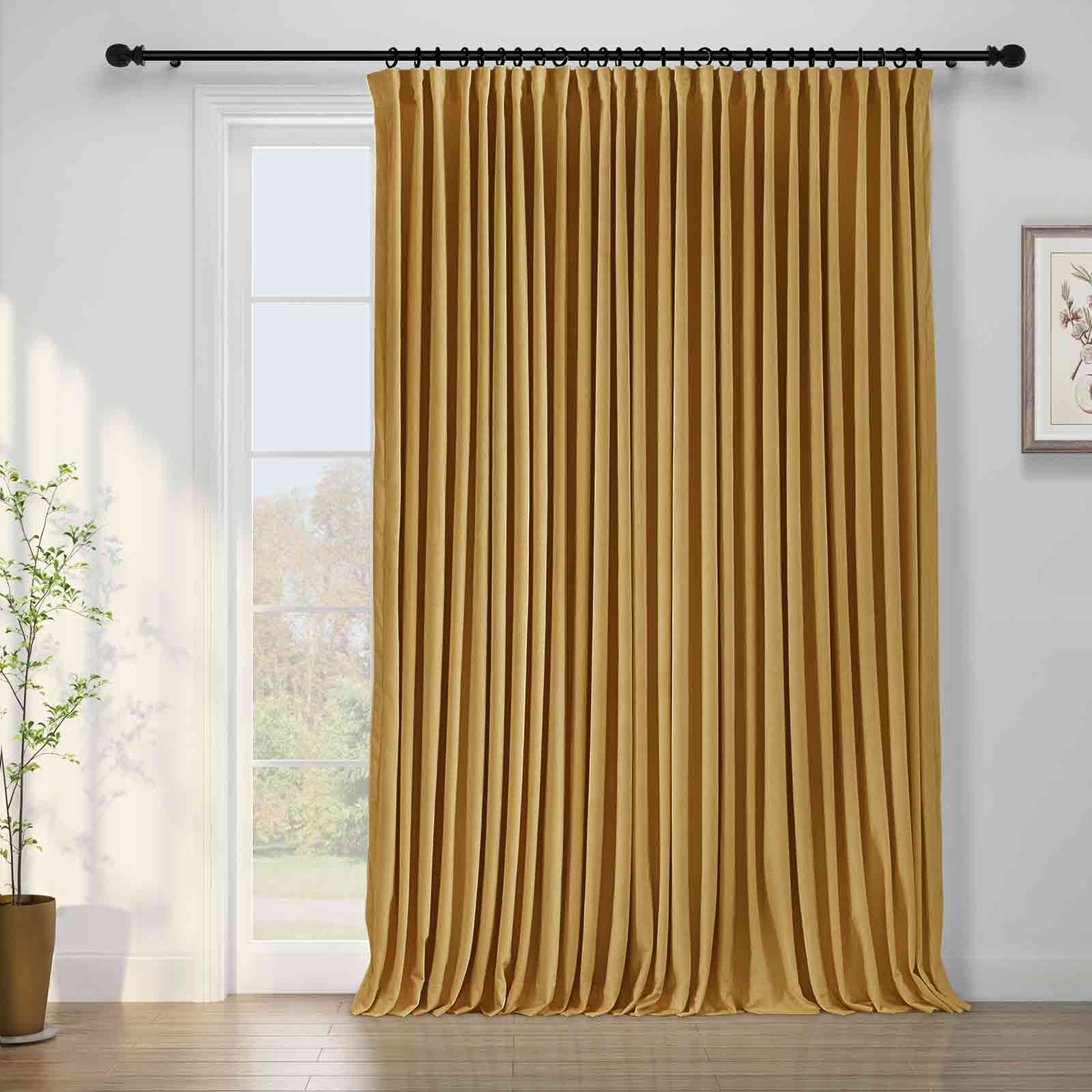 Maillard Velvet Curtains & Drapes Pleated - Image 30