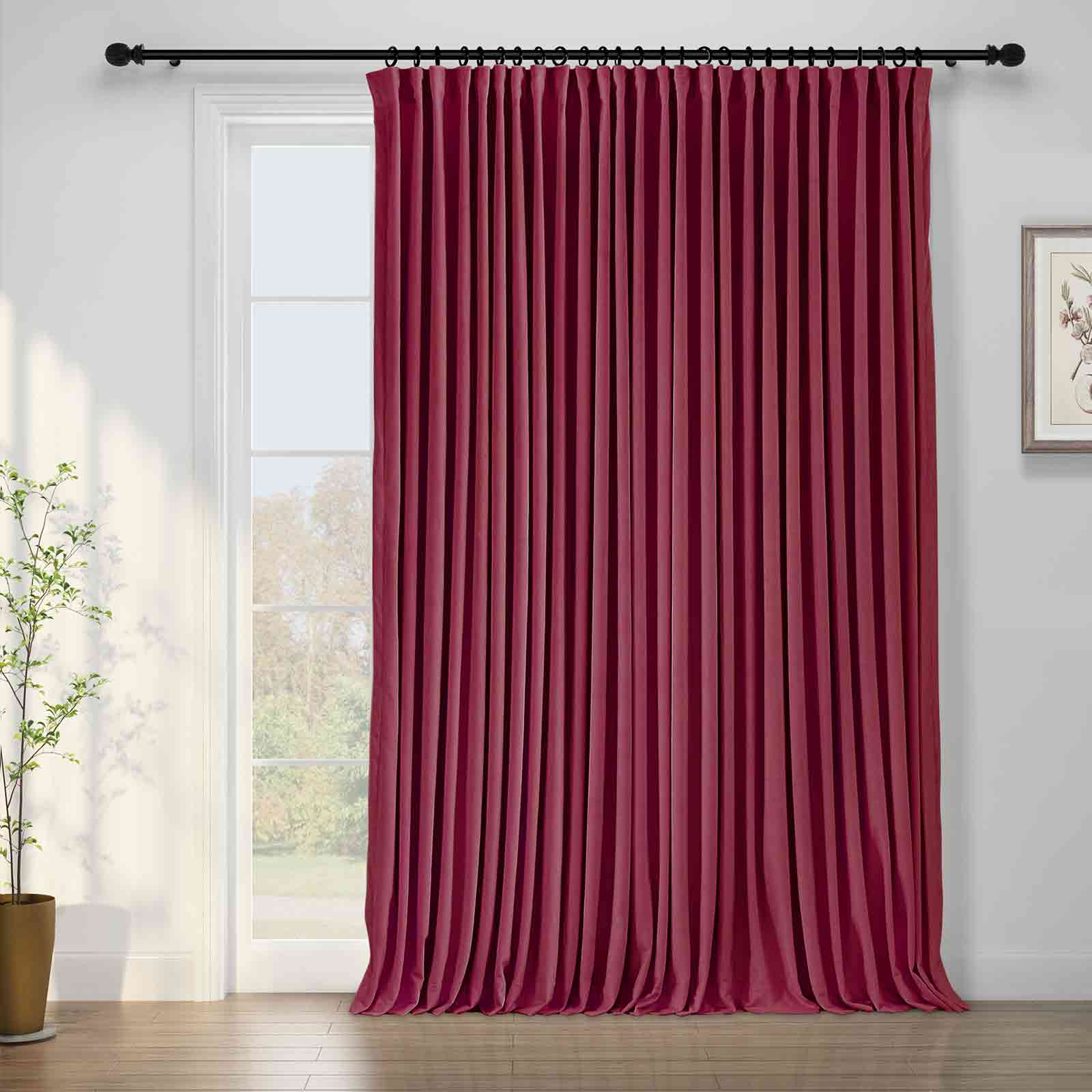 Maillard Velvet Curtains & Drapes Pleated - Image 34