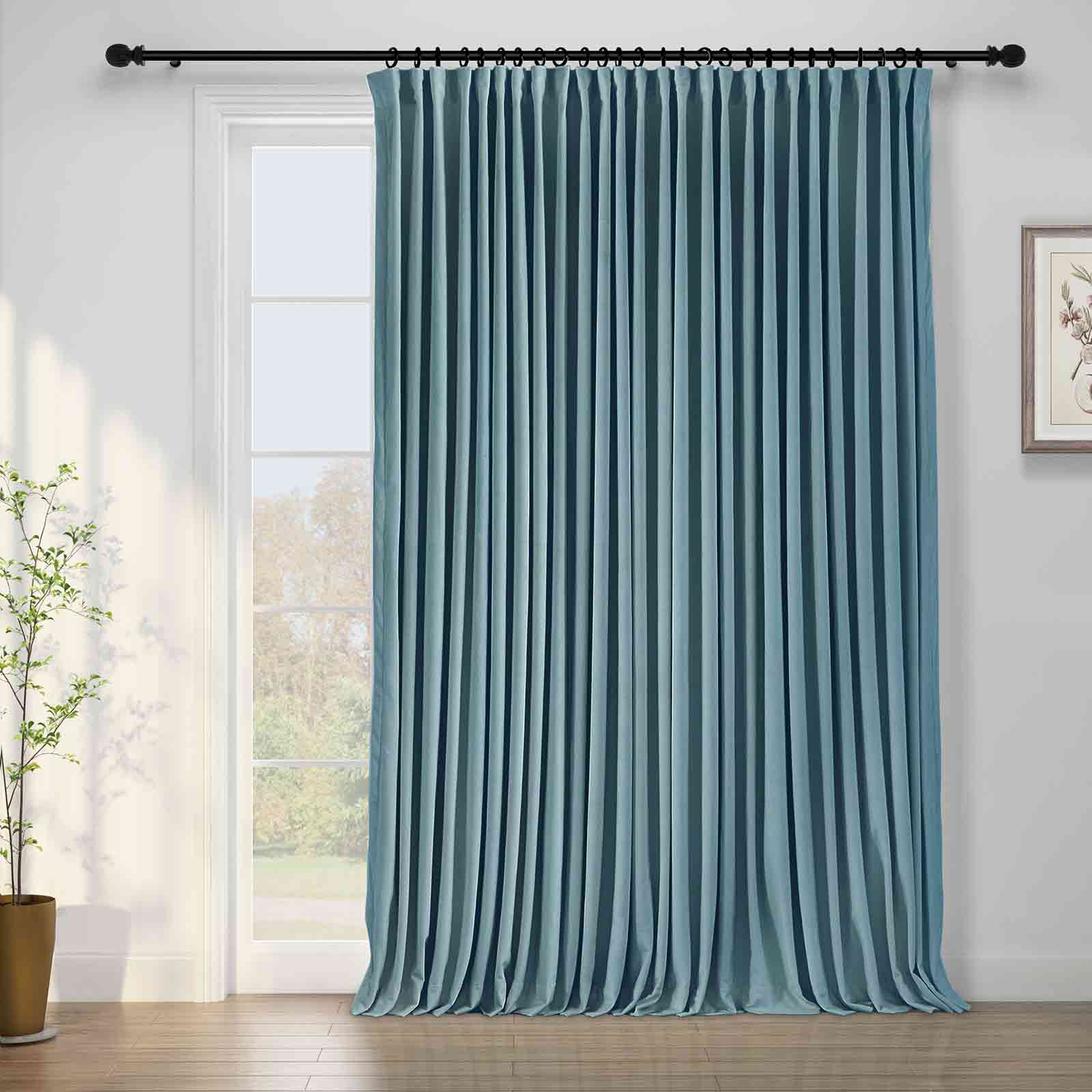 Maillard Velvet Curtains & Drapes Pleated - Image 40