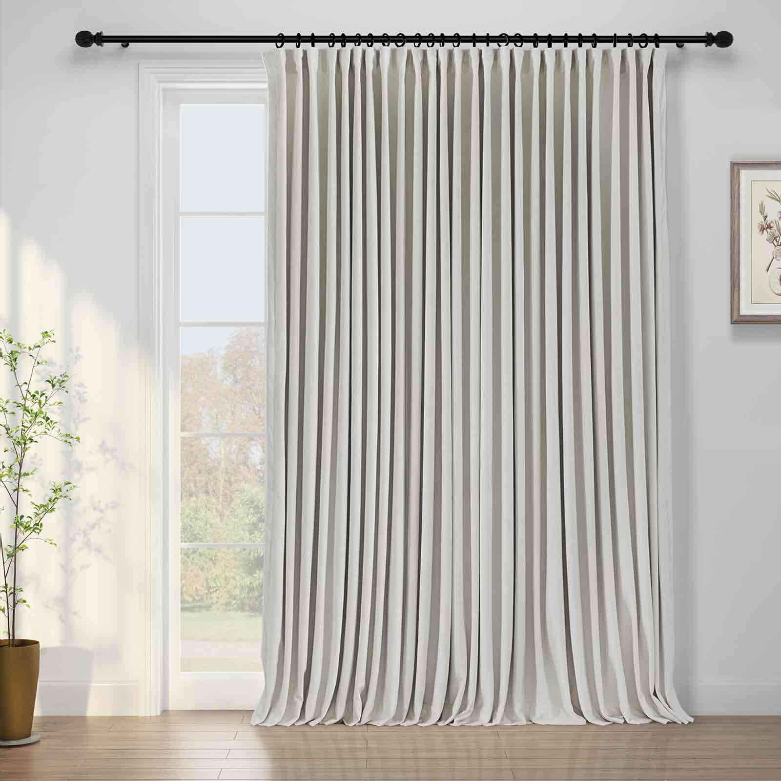 Maillard Velvet Curtains & Drapes Pleated - Image 44