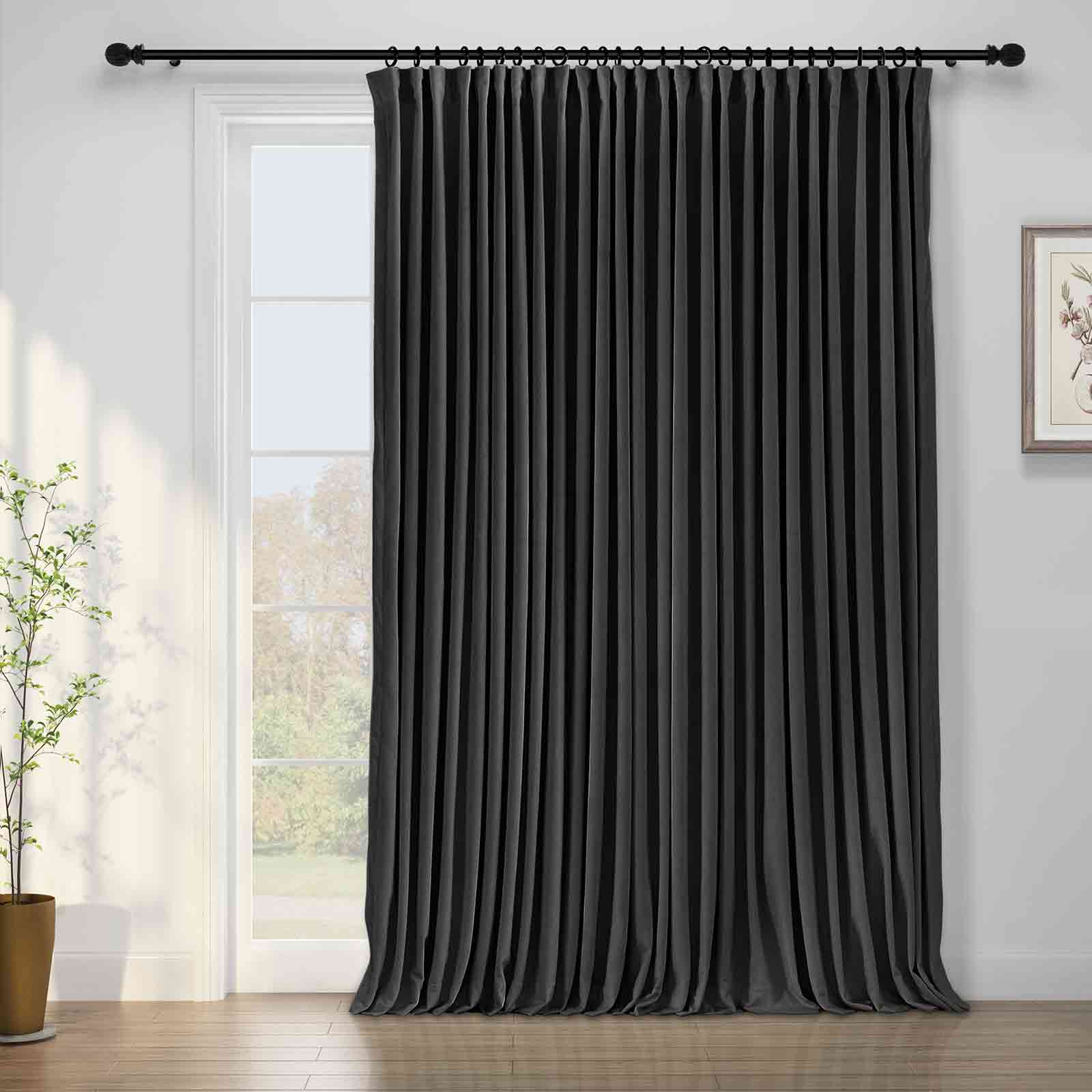Maillard Velvet Curtains & Drapes Pleated - Image 56