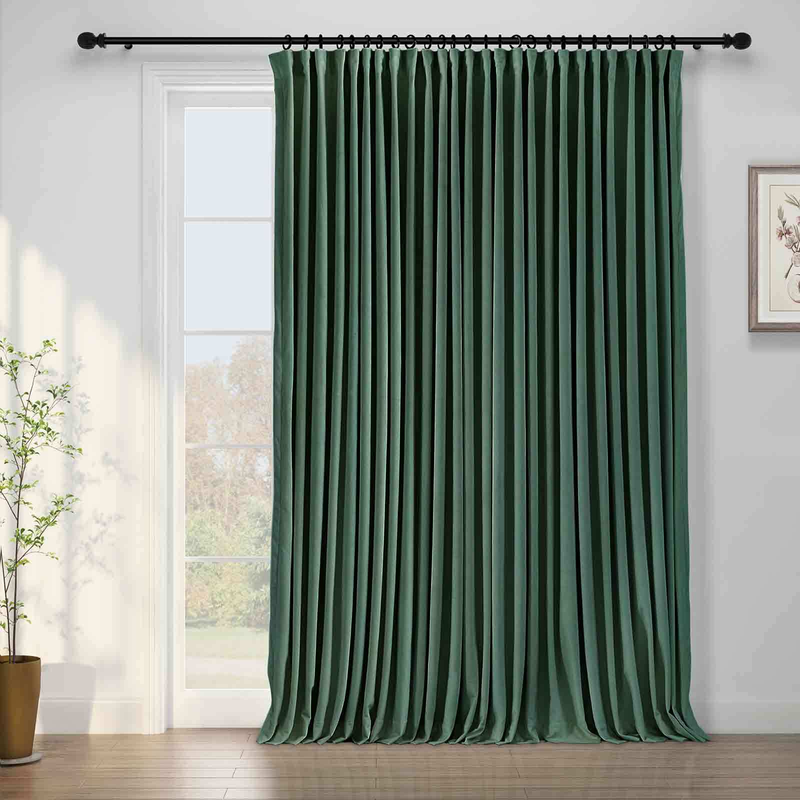 Maillard Velvet Curtains & Drapes Pleated - Image 58