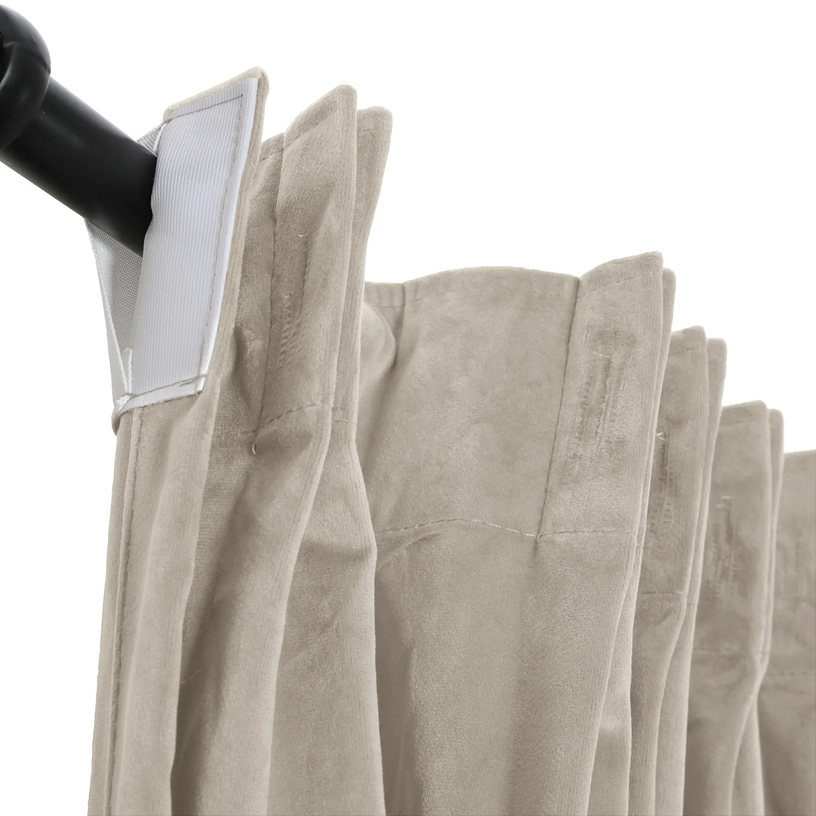 Maillard Velvet Curtains & Drapes Pleated - Image 6