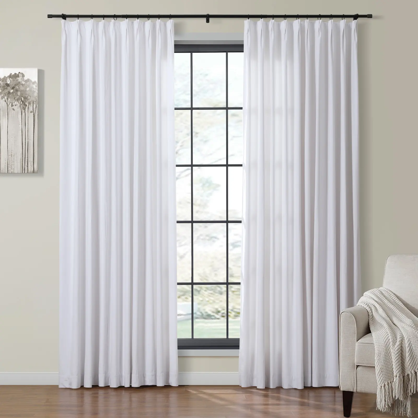 Maillard Velvet Curtains & Drapes Pleated - Image 66