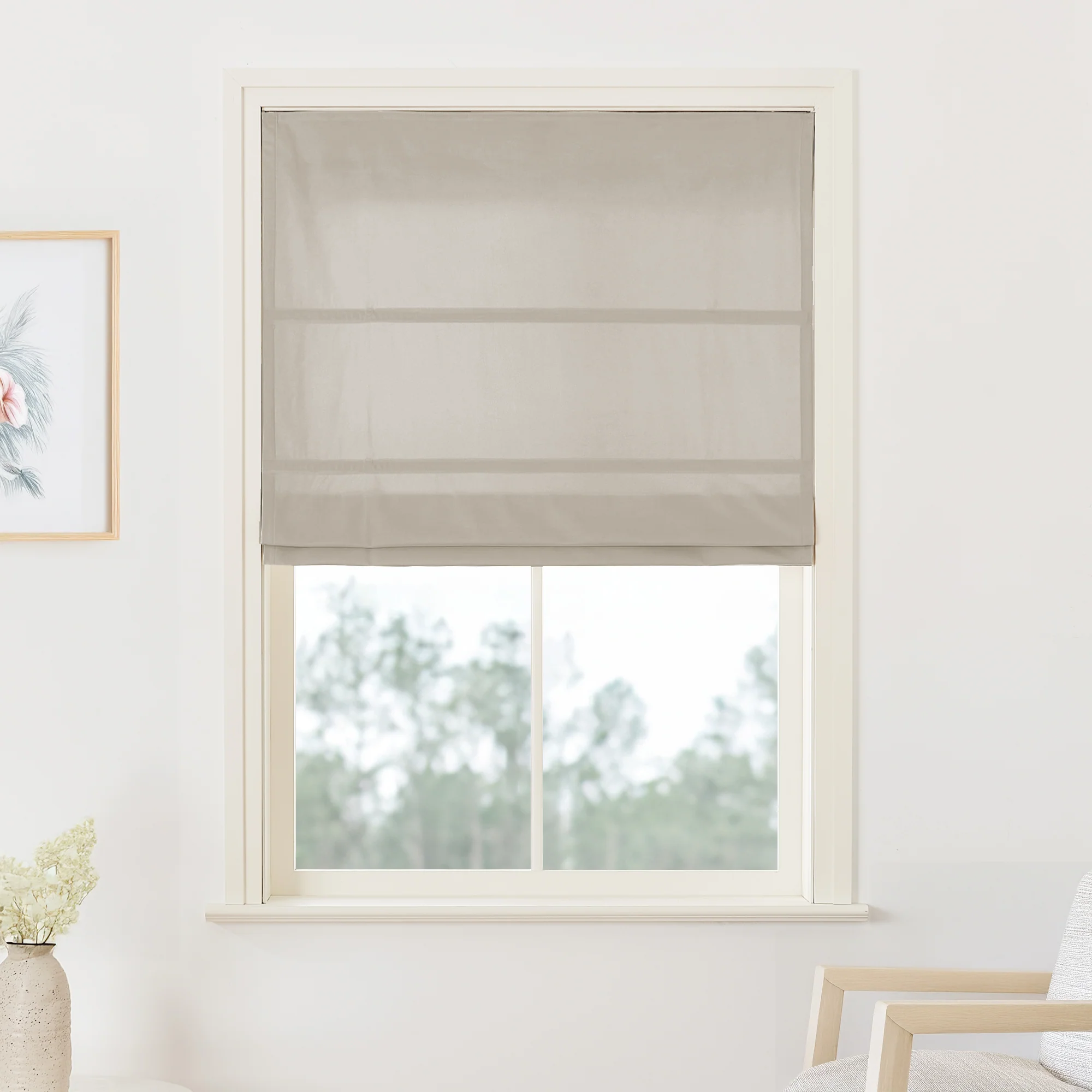 Maillard Velvet Roman Shades & Blinds - Image 10