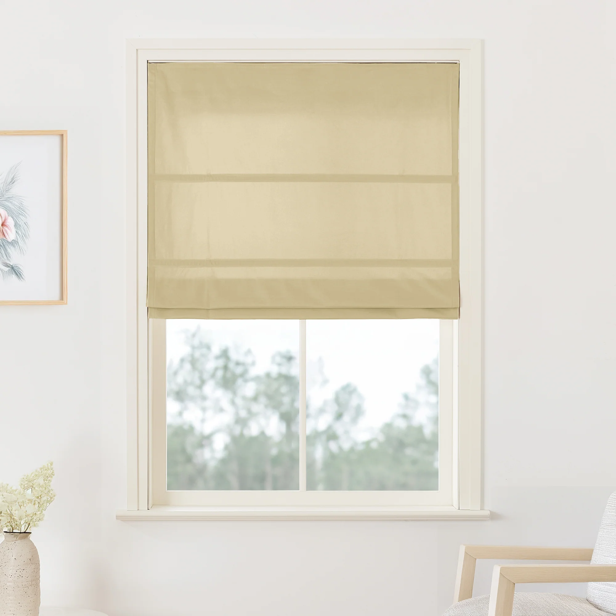 Maillard Velvet Roman Shades & Blinds - Image 11