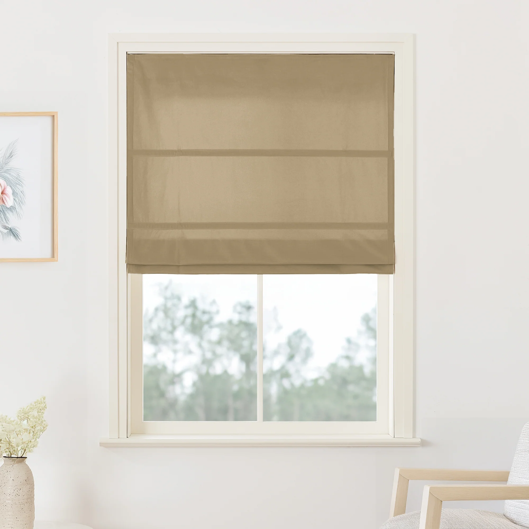Maillard Velvet Roman Shades & Blinds - Image 12