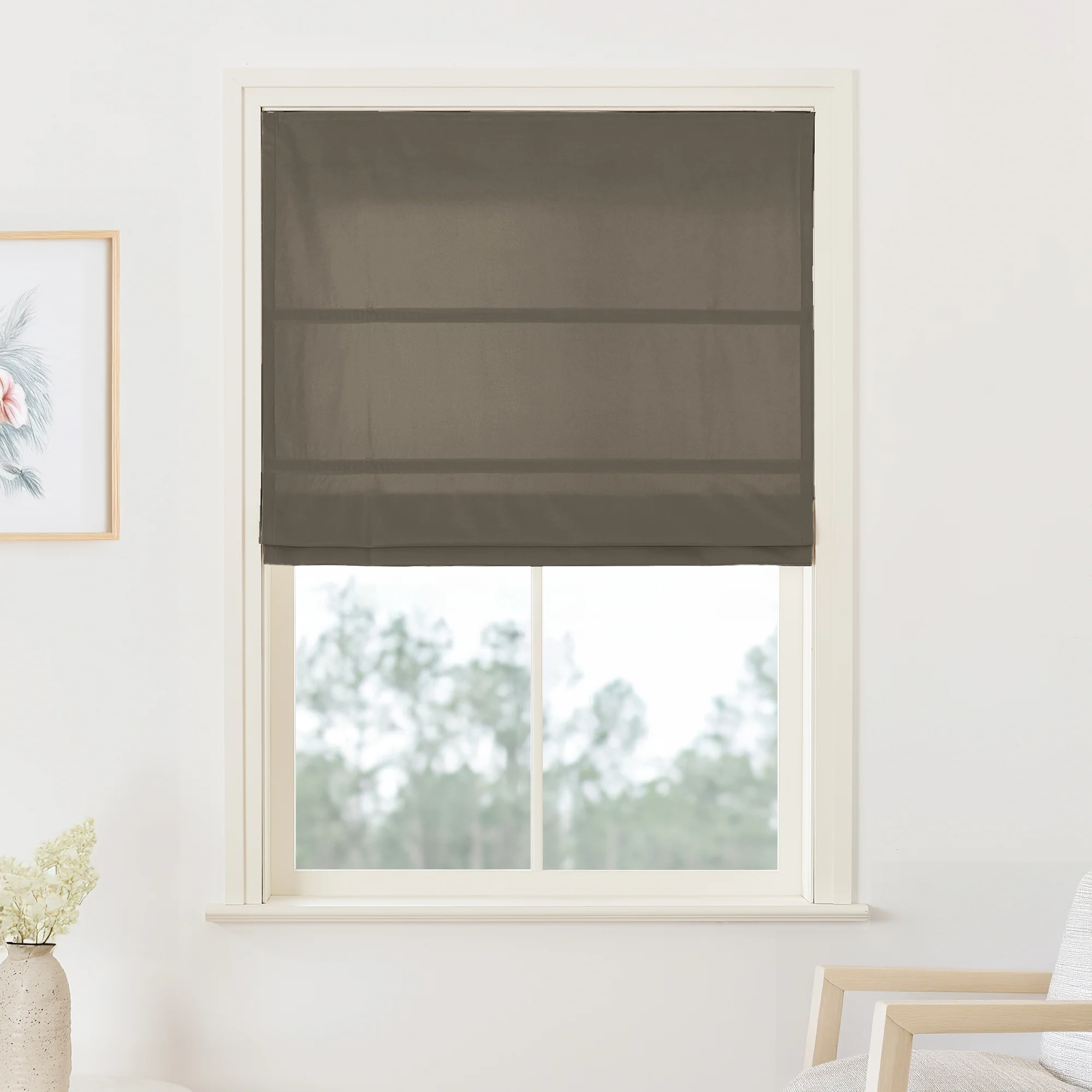 Maillard Velvet Roman Shades & Blinds - Image 13