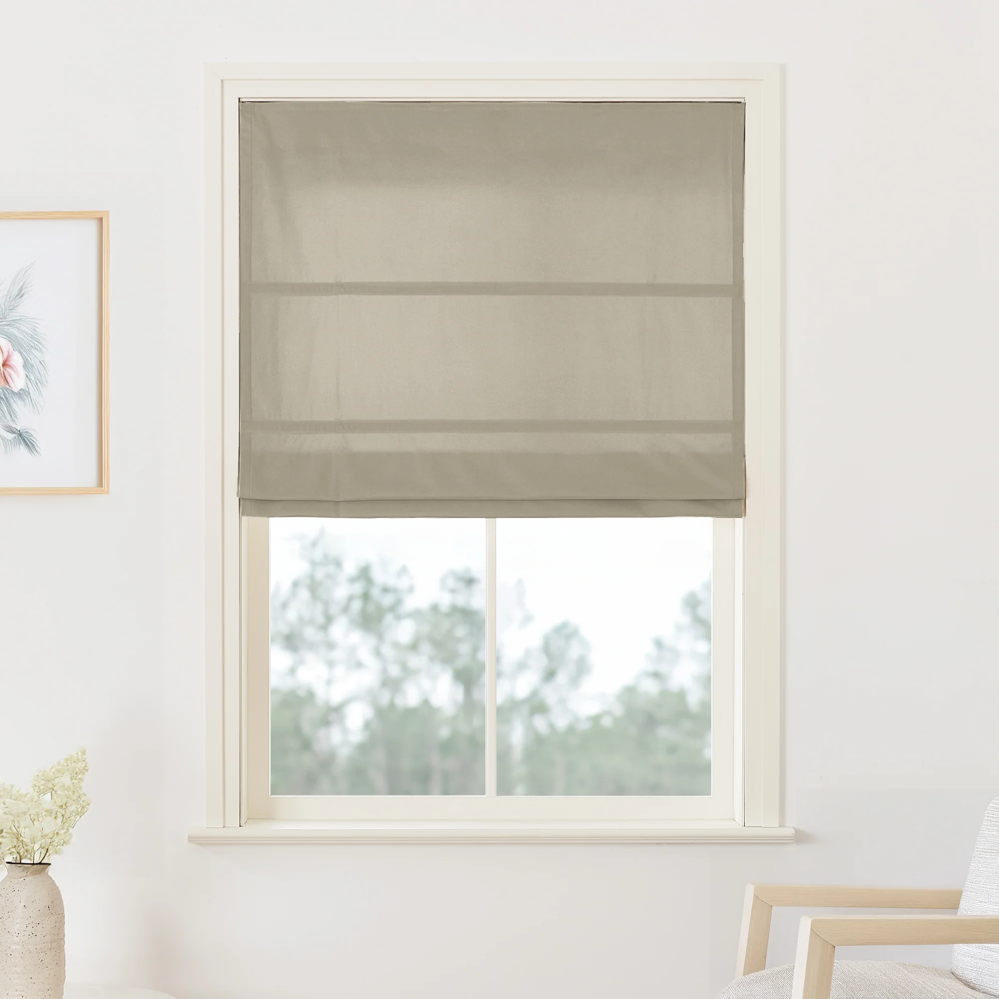 Maillard Velvet Roman Shades & Blinds - Image 14