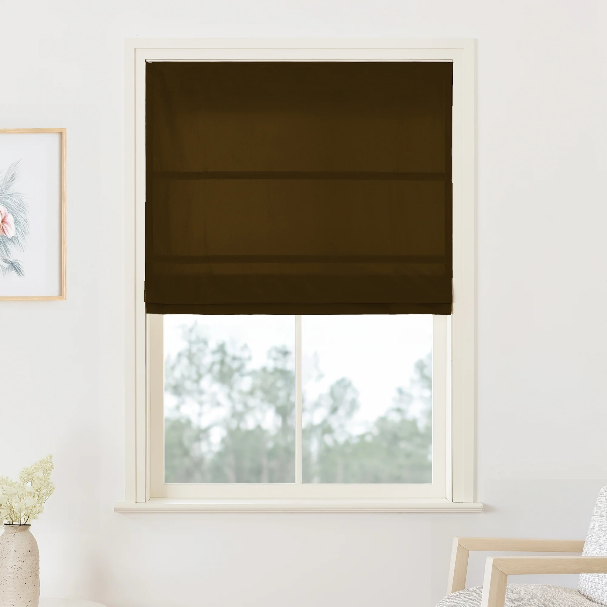Maillard Velvet Roman Shades & Blinds - Image 16