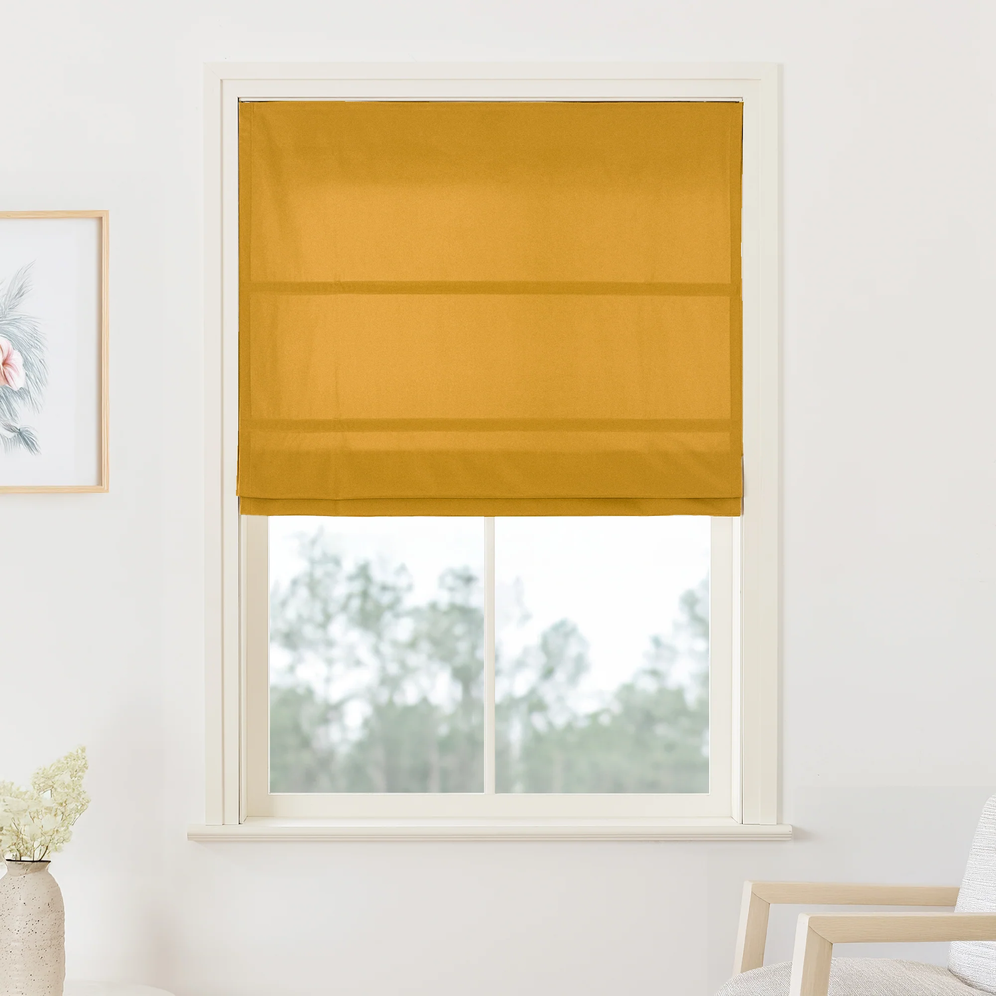 Maillard Velvet Roman Shades & Blinds - Image 19