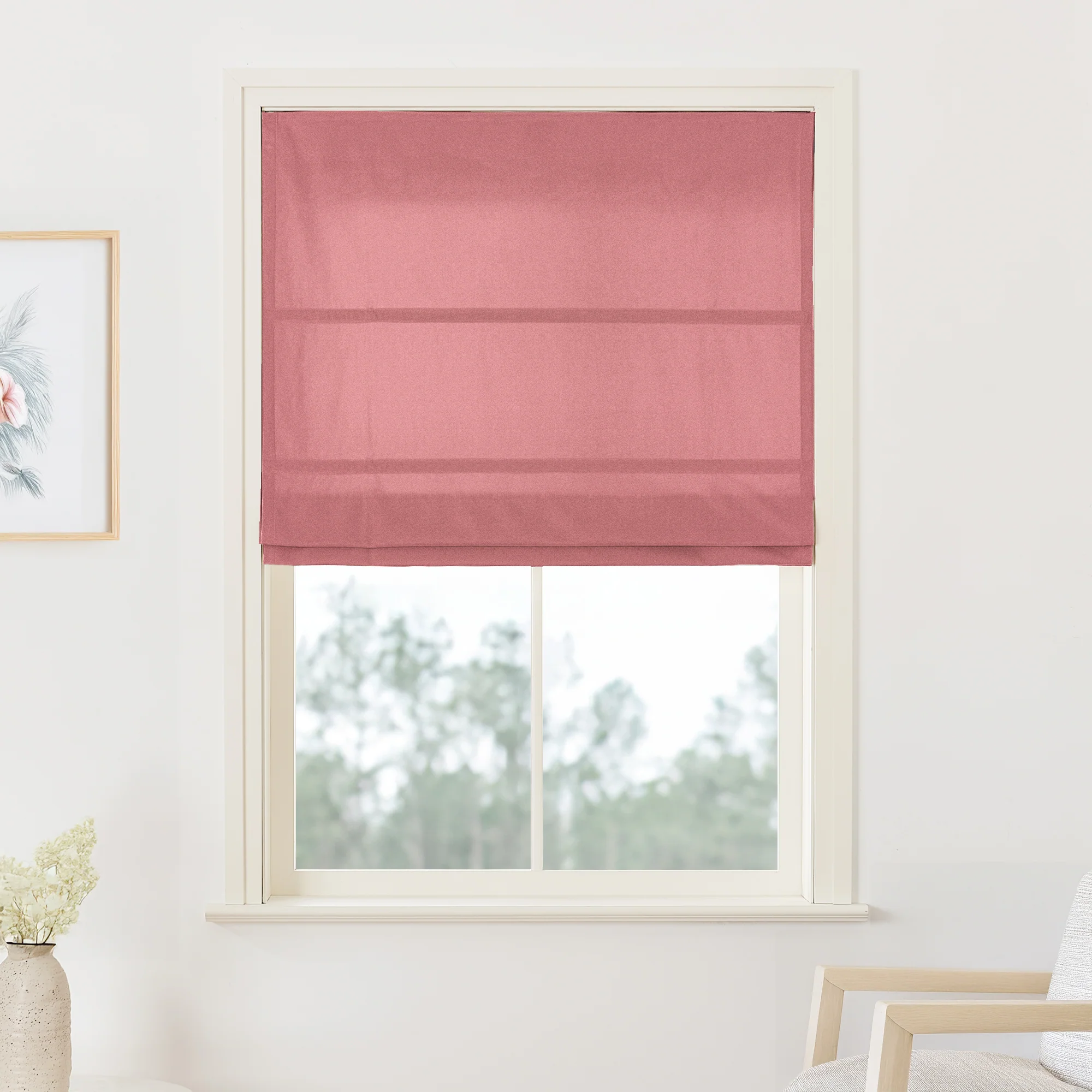 Maillard Velvet Roman Shades & Blinds - Image 23