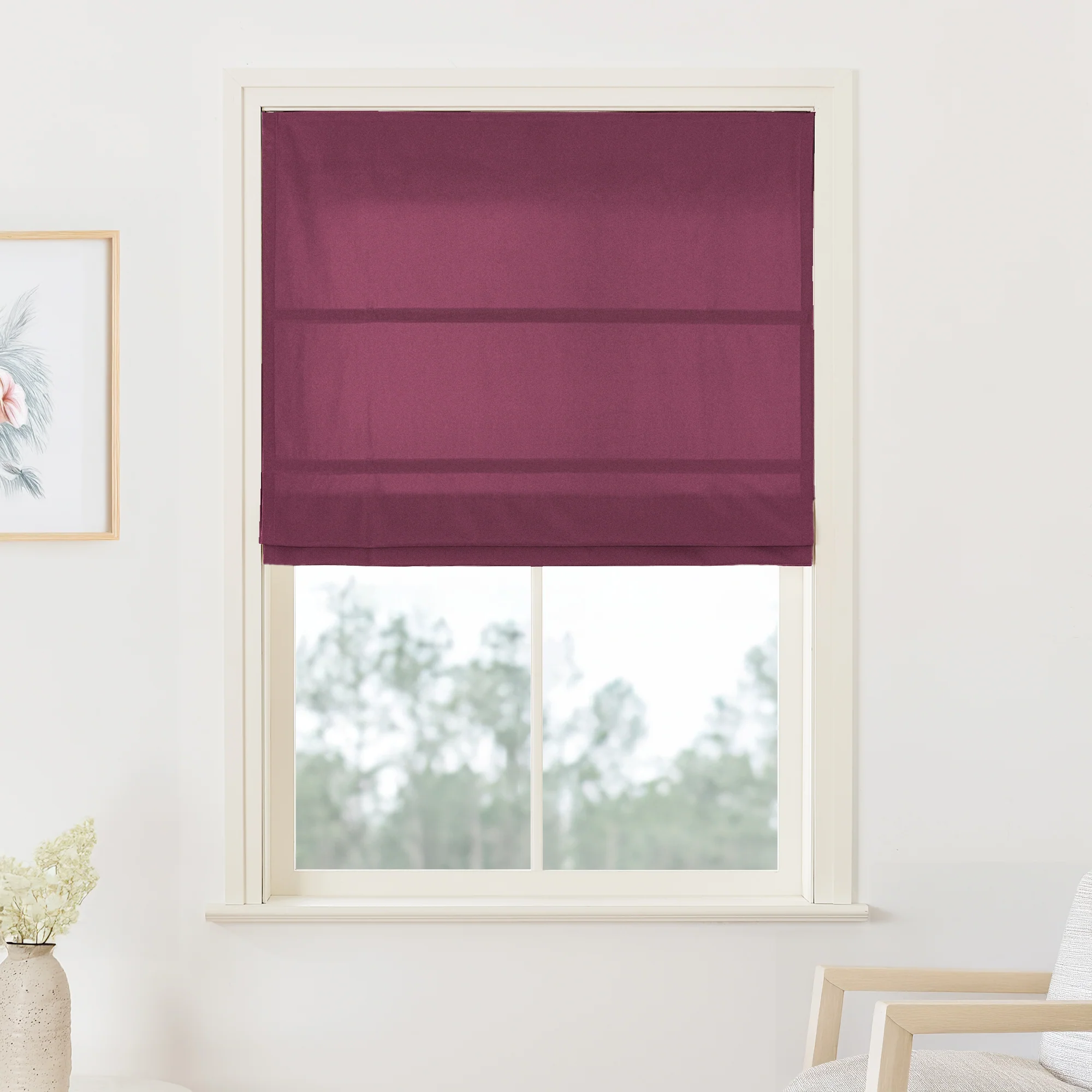 Maillard Velvet Roman Shades & Blinds - Image 24