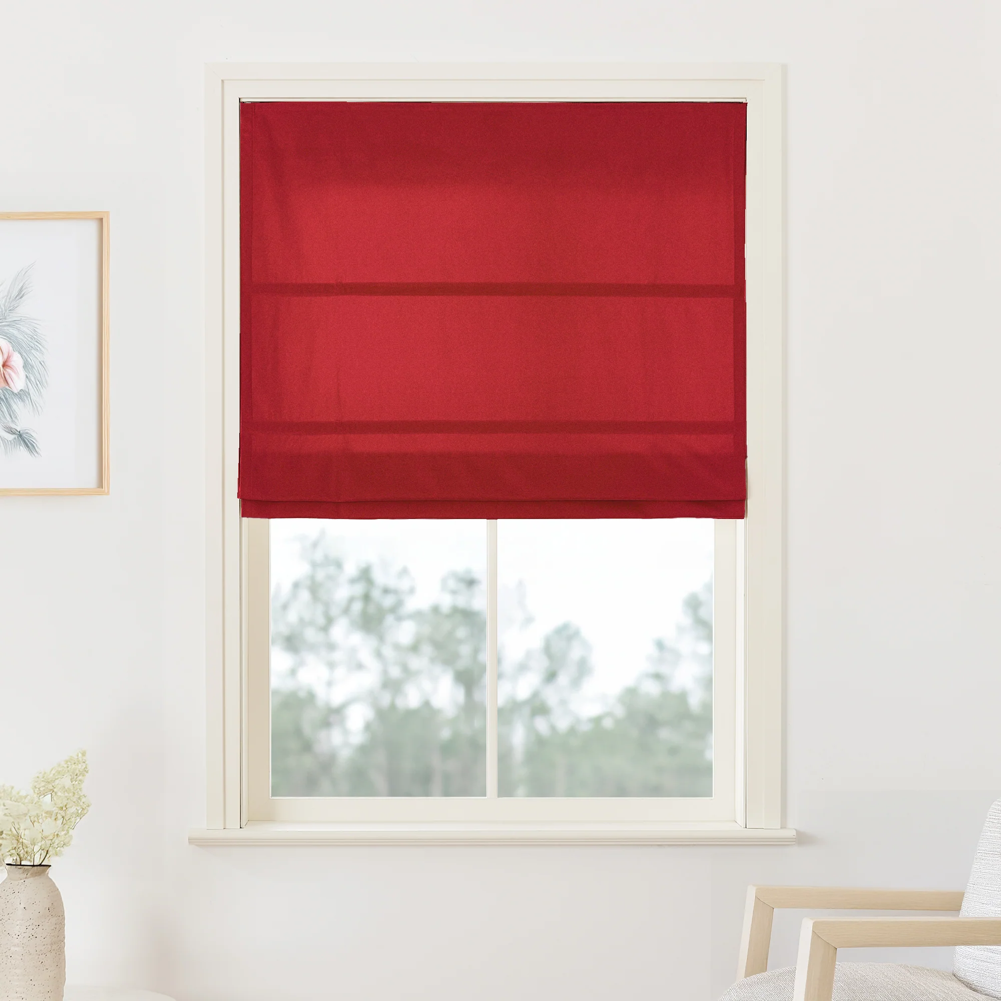 Maillard Velvet Roman Shades & Blinds - Image 25