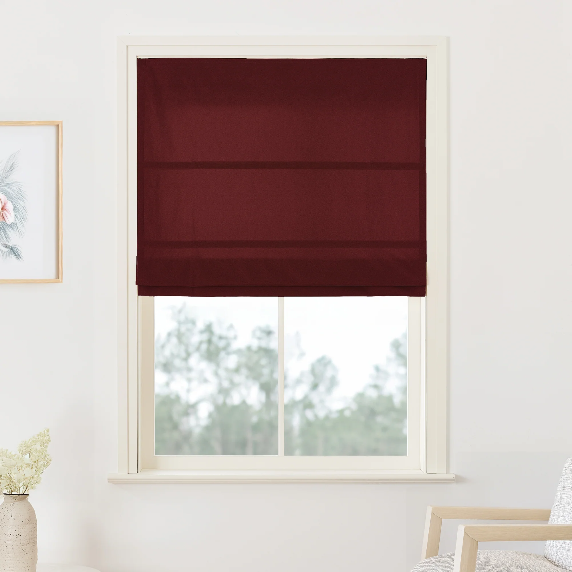 Maillard Velvet Roman Shades & Blinds - Image 26