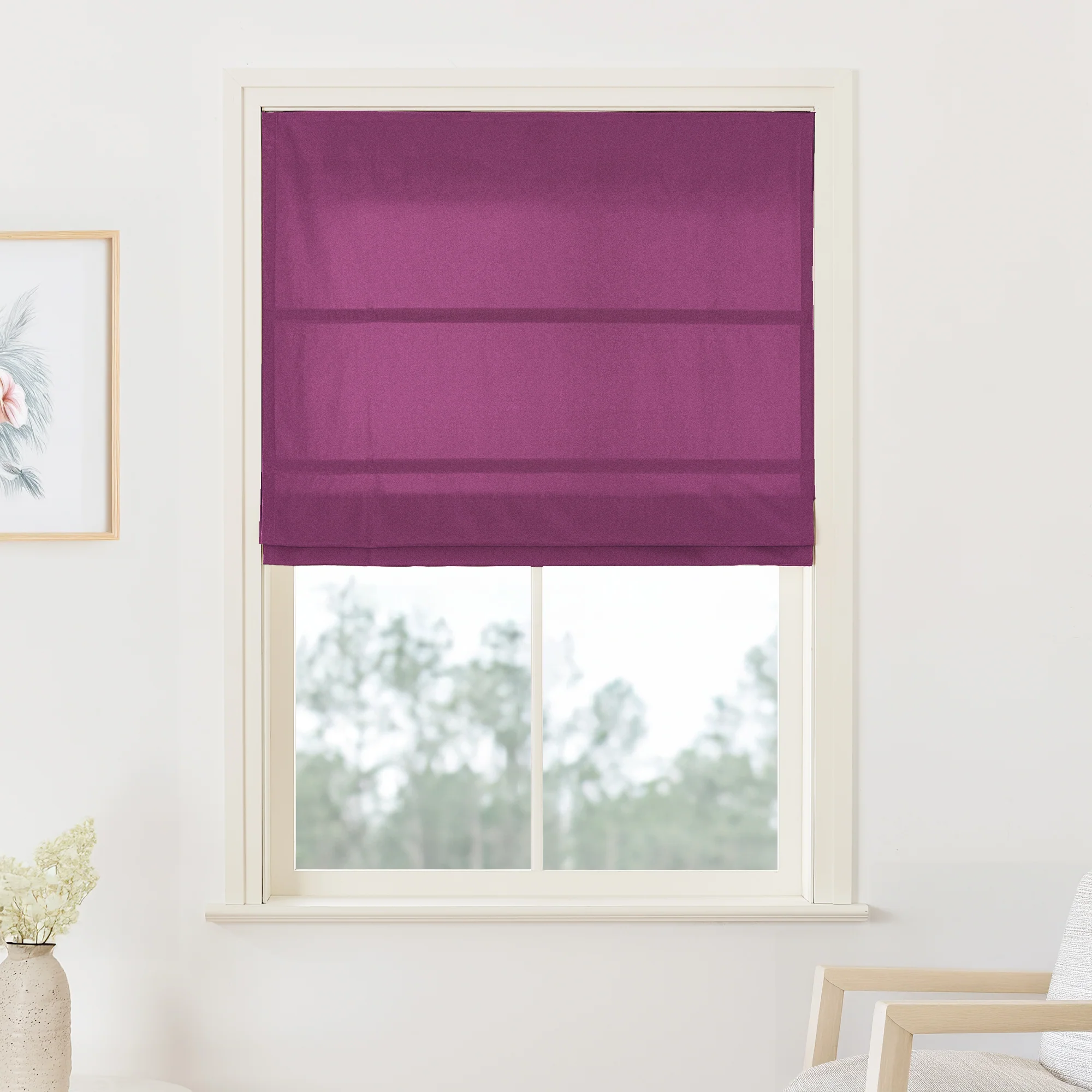 Maillard Velvet Roman Shades & Blinds - Image 27