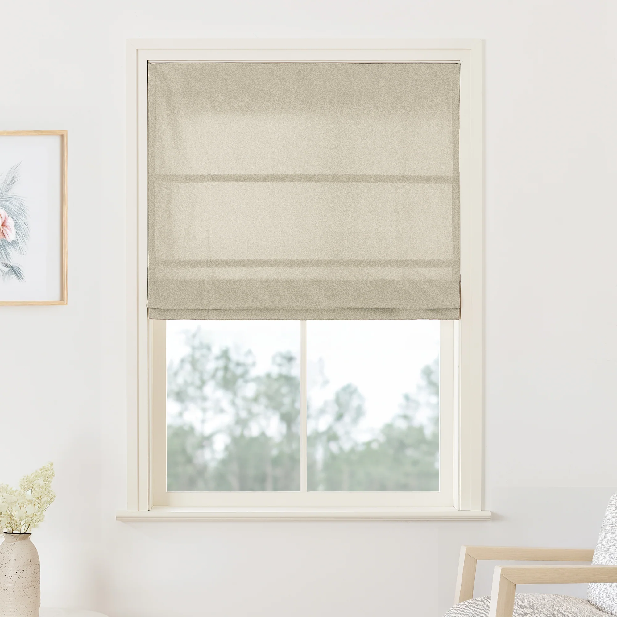 Maillard Velvet Roman Shades & Blinds - Image 29
