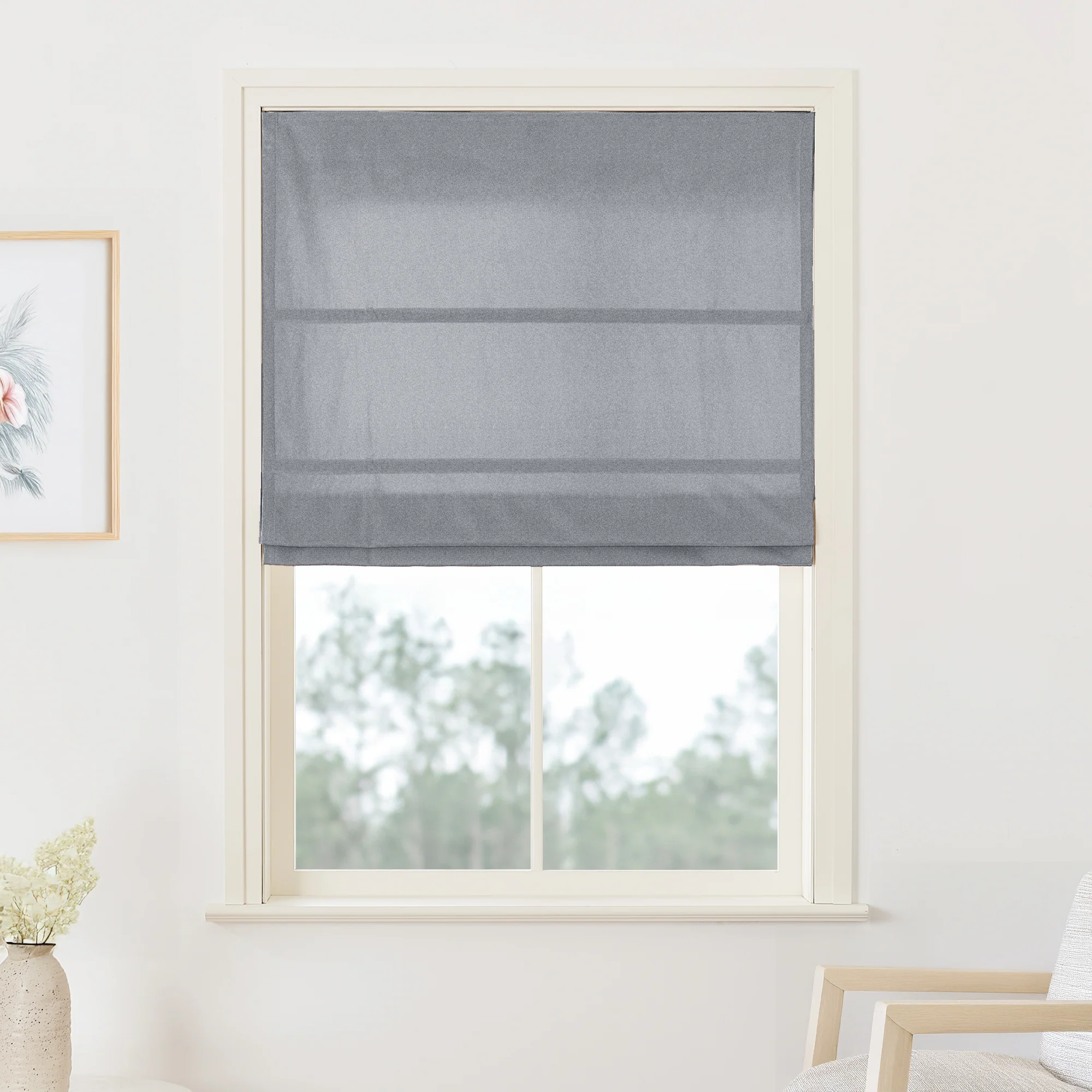 Maillard Velvet Roman Shades & Blinds - Image 32