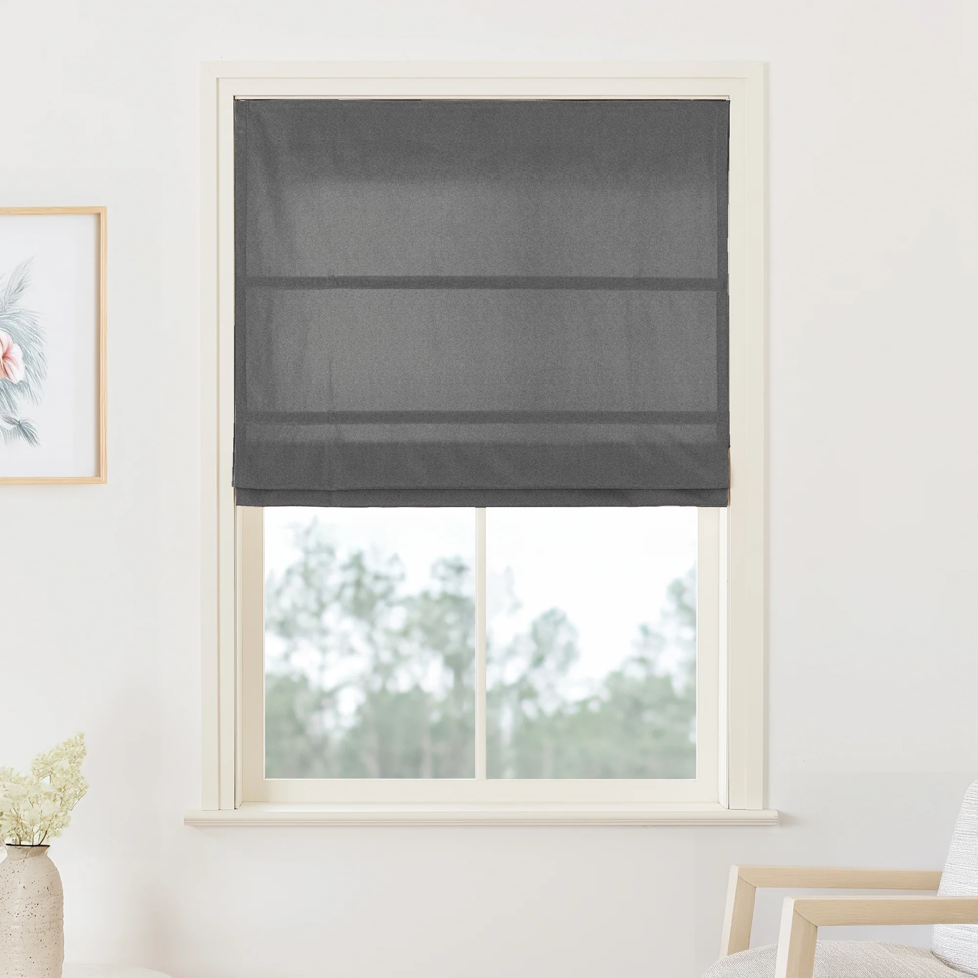 Maillard Velvet Roman Shades & Blinds - Image 33