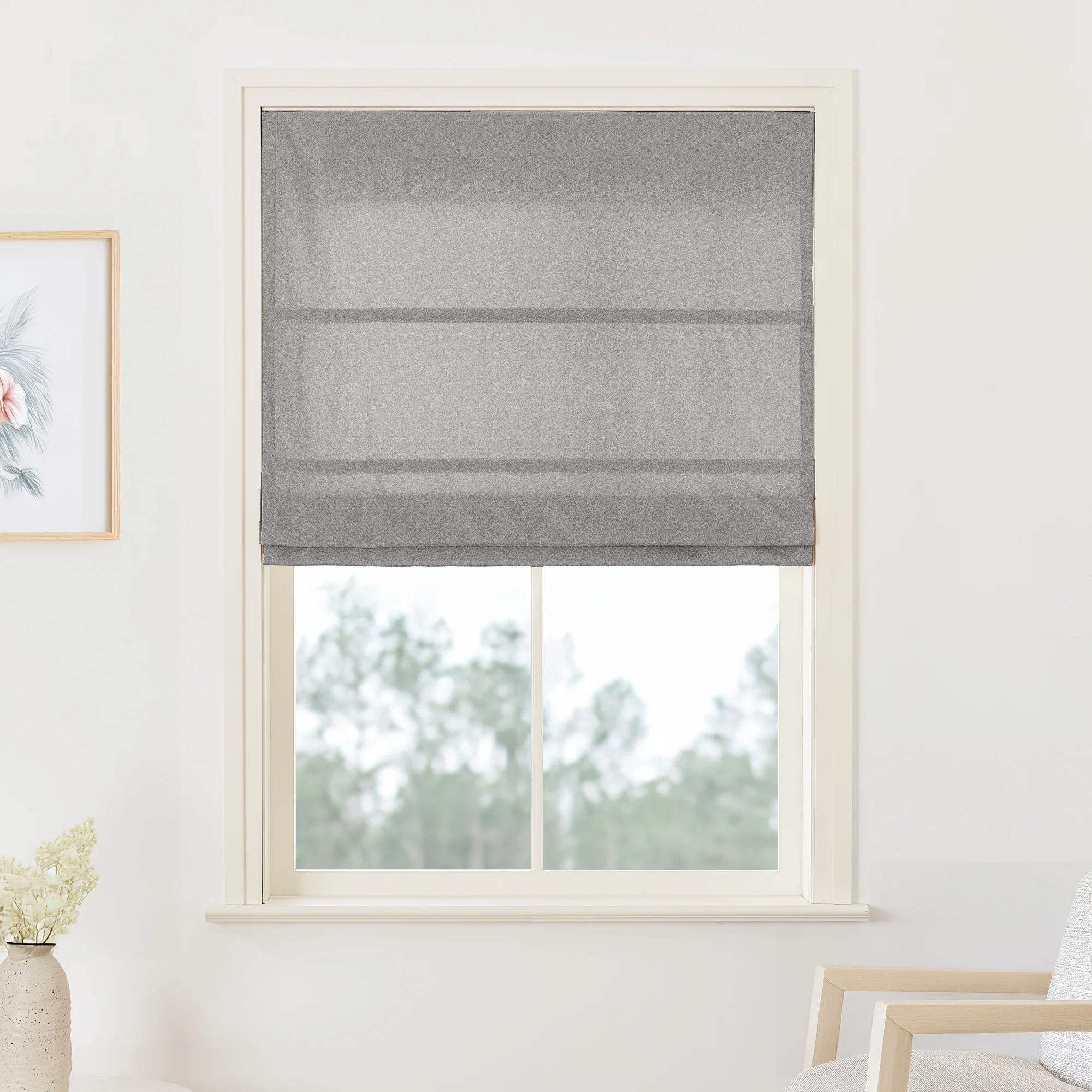 Maillard Velvet Roman Shades & Blinds - Image 34