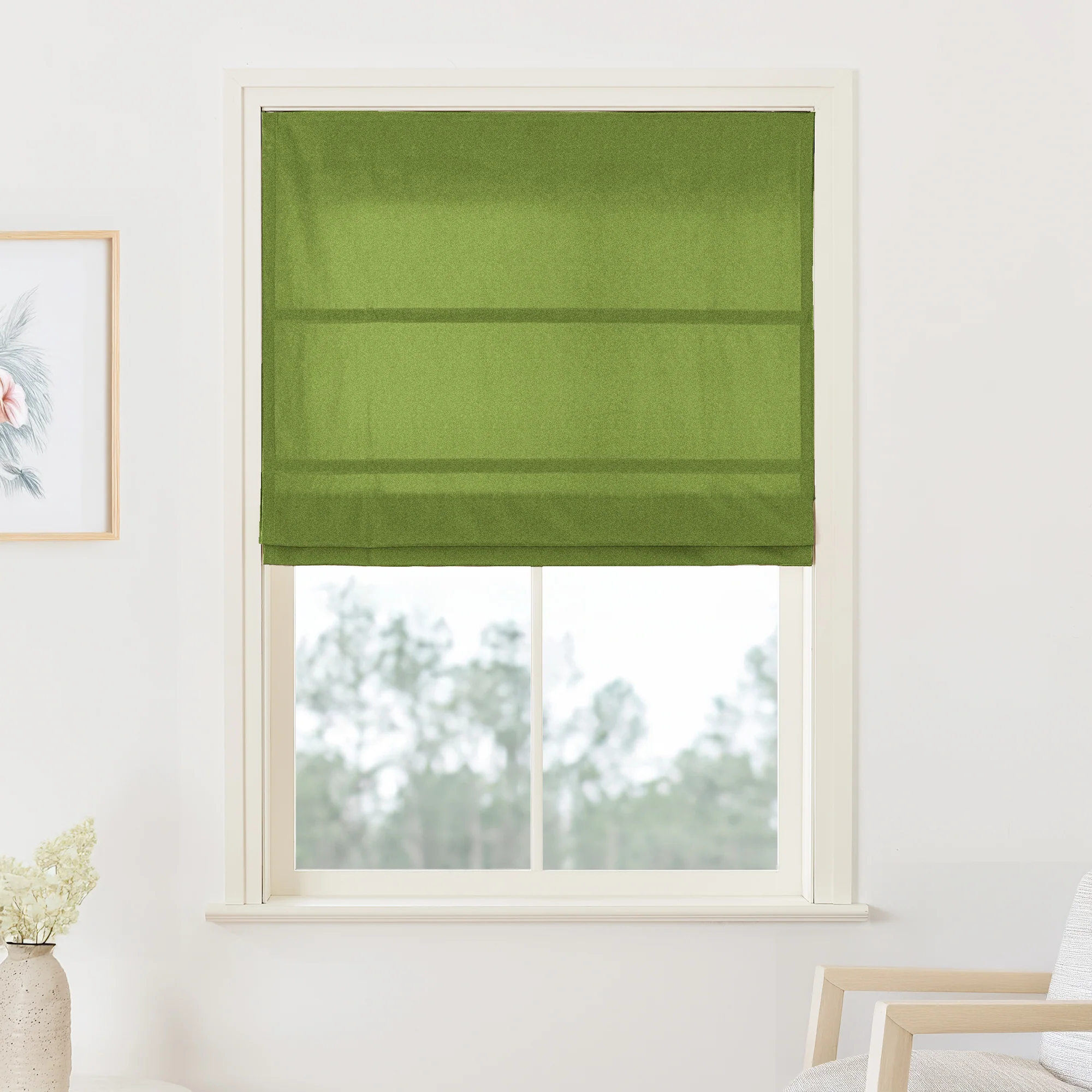 Maillard Velvet Roman Shades & Blinds - Image 36