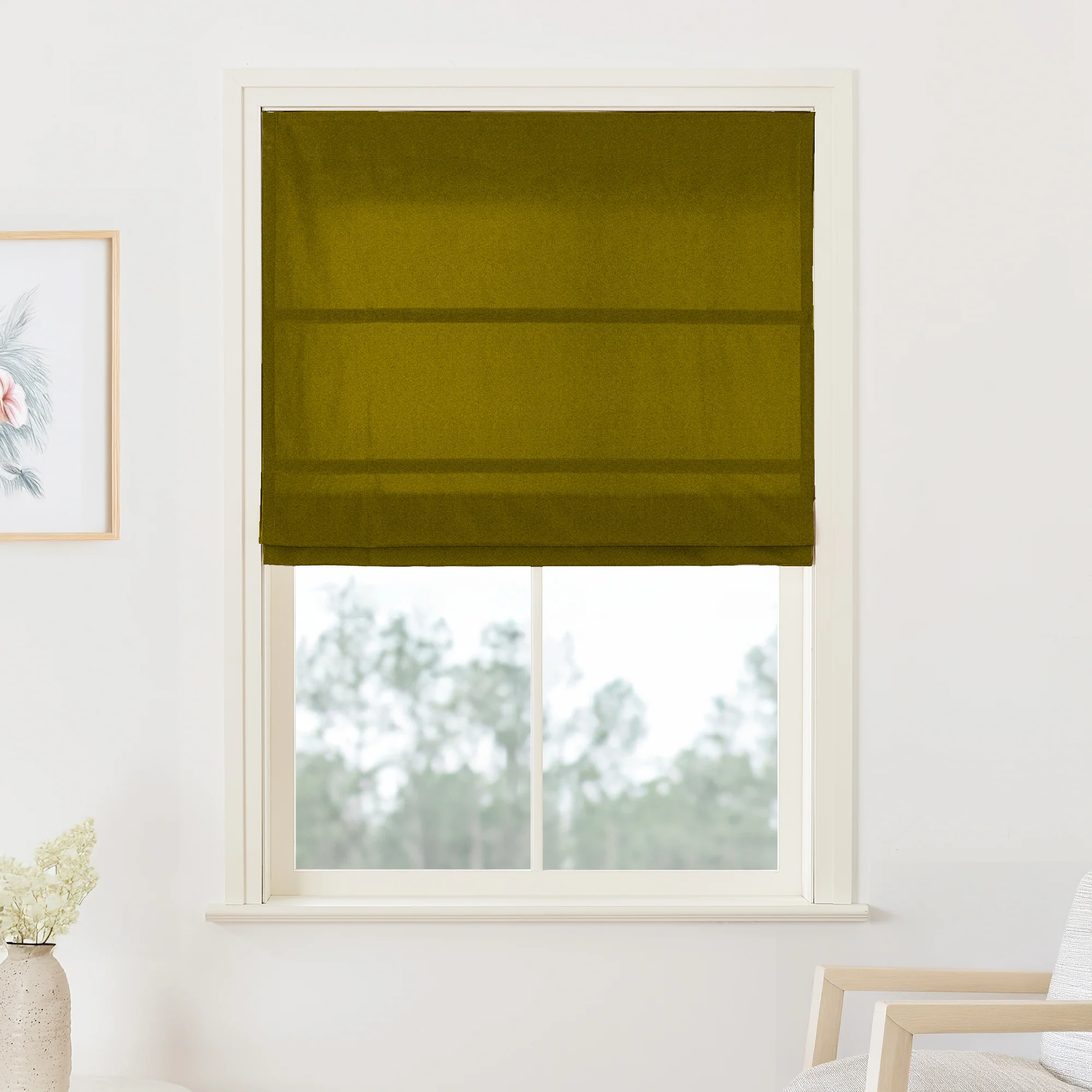 Maillard Velvet Roman Shades & Blinds - Image 37