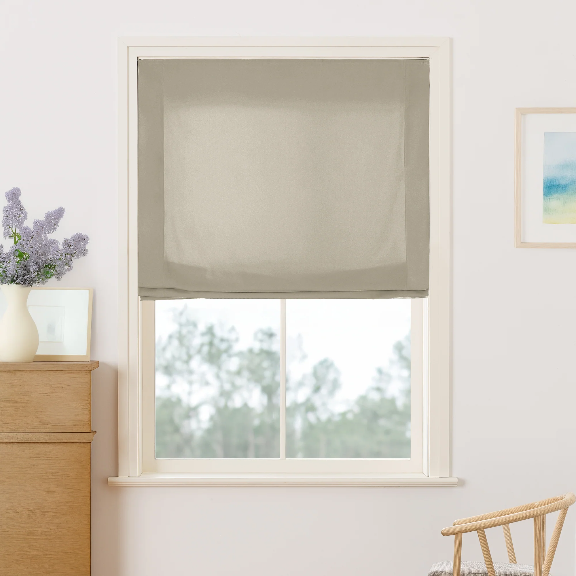 Maillard Velvet Roman Shades & Blinds | Relaxed - Image 14