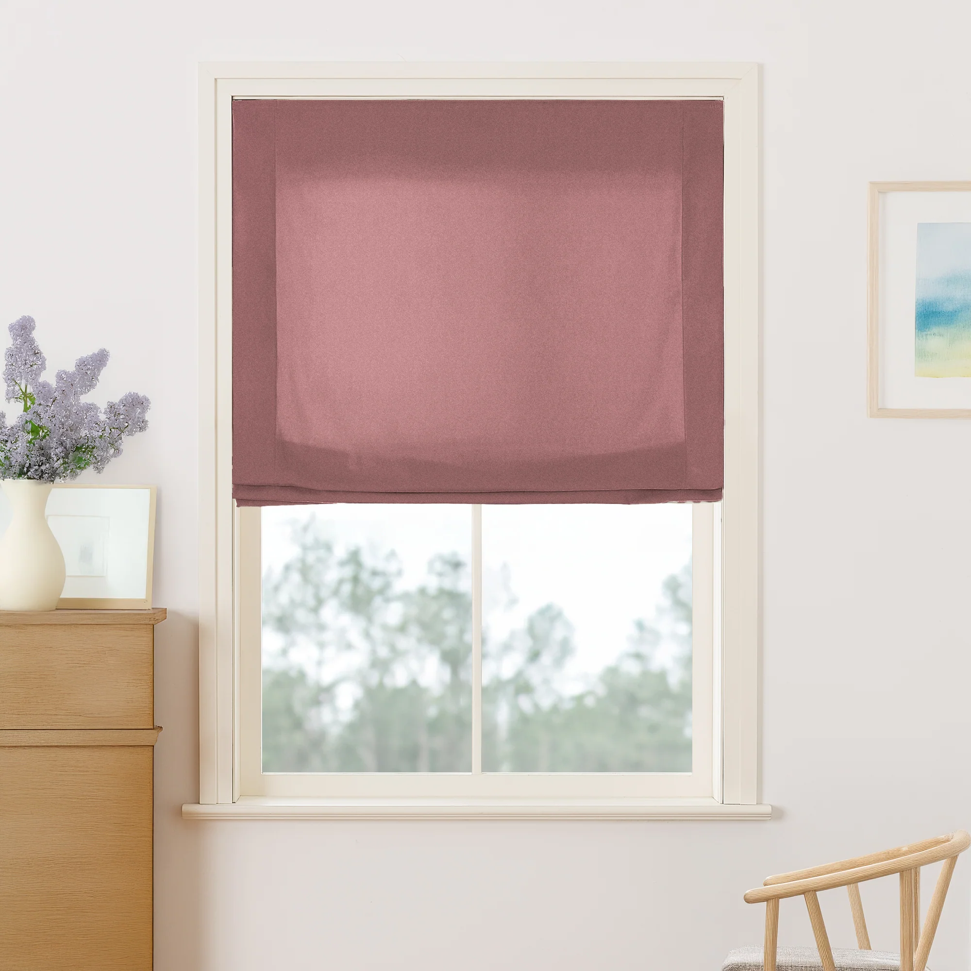 Maillard Velvet Roman Shades & Blinds | Relaxed - Image 22