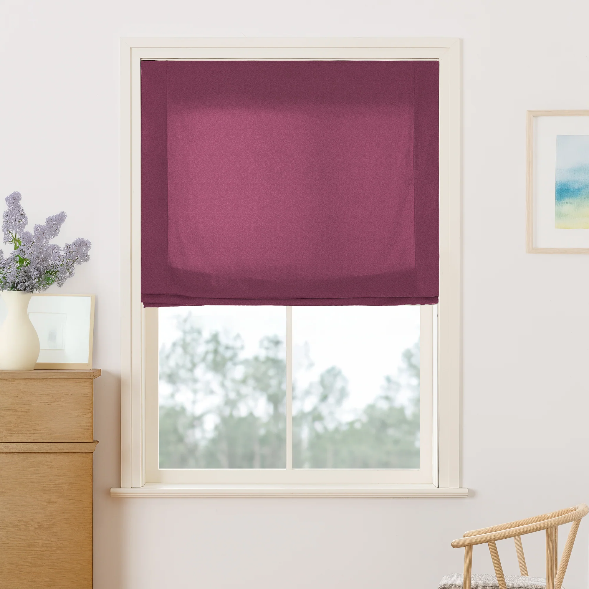 Maillard Velvet Roman Shades & Blinds | Relaxed - Image 24