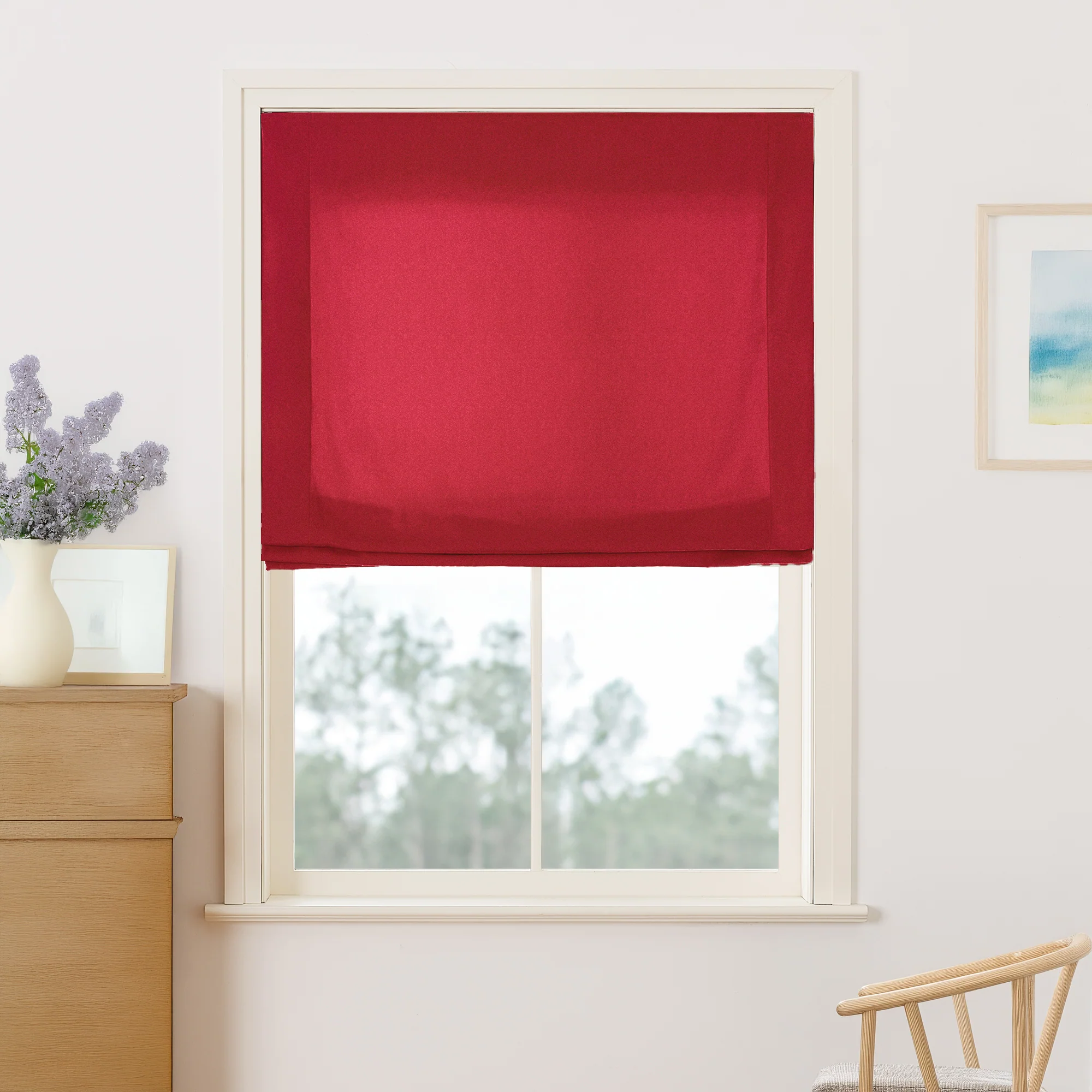 Maillard Velvet Roman Shades & Blinds | Relaxed - Image 25