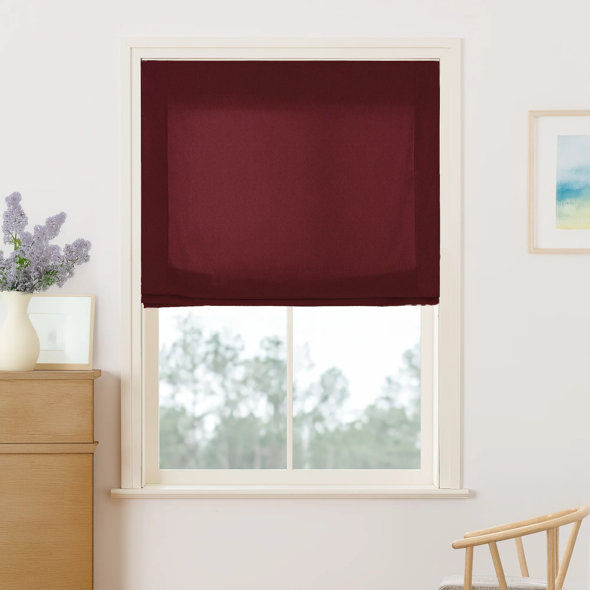 Maillard Velvet Roman Shades & Blinds | Relaxed - Image 26